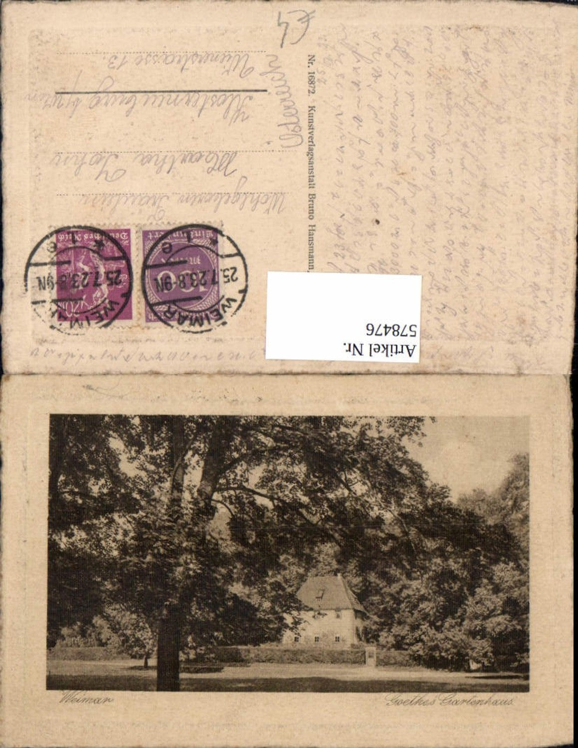 578476, Weimar Goethe Garden House
