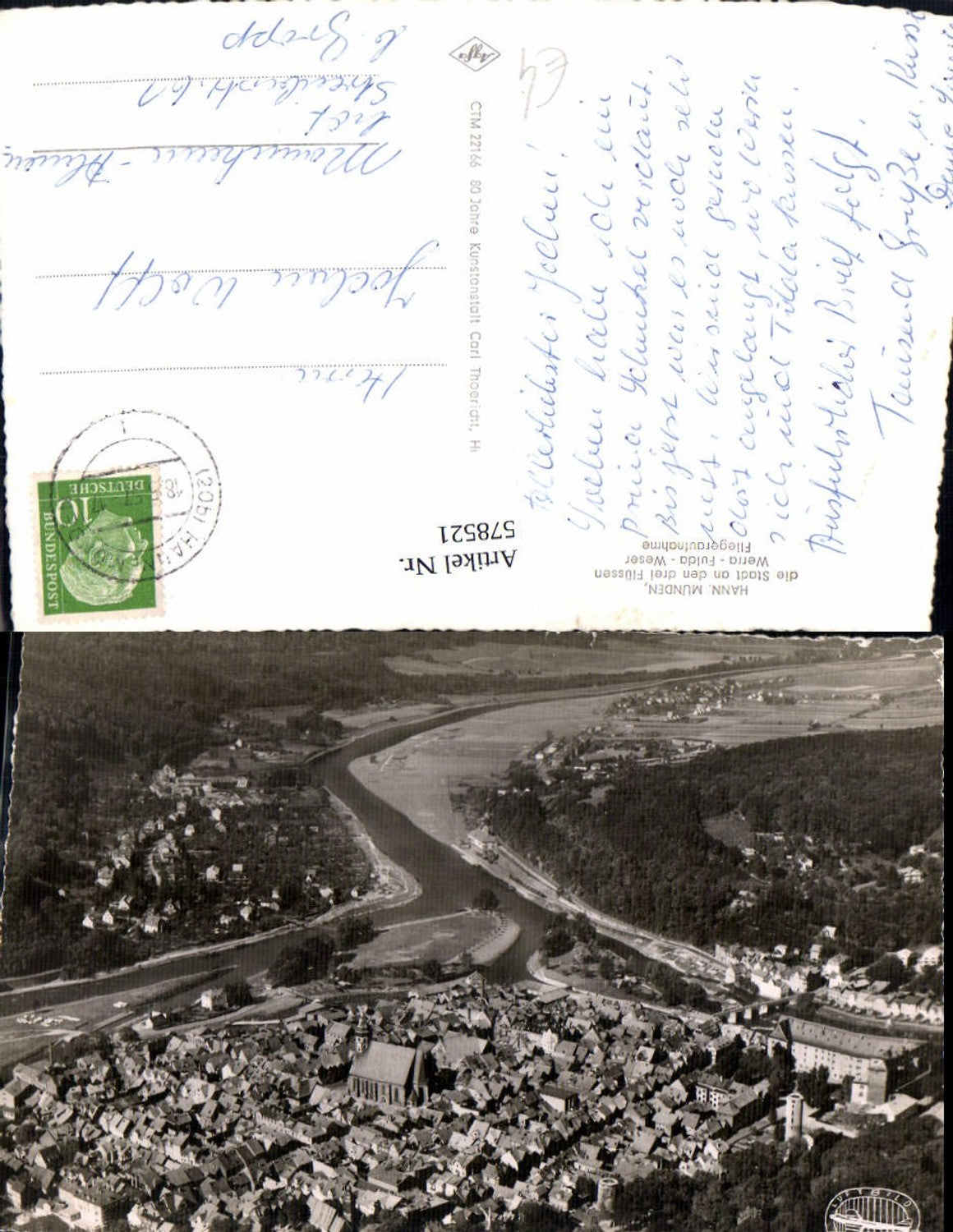 578521,Fliegeraufnahme Hann. Münden