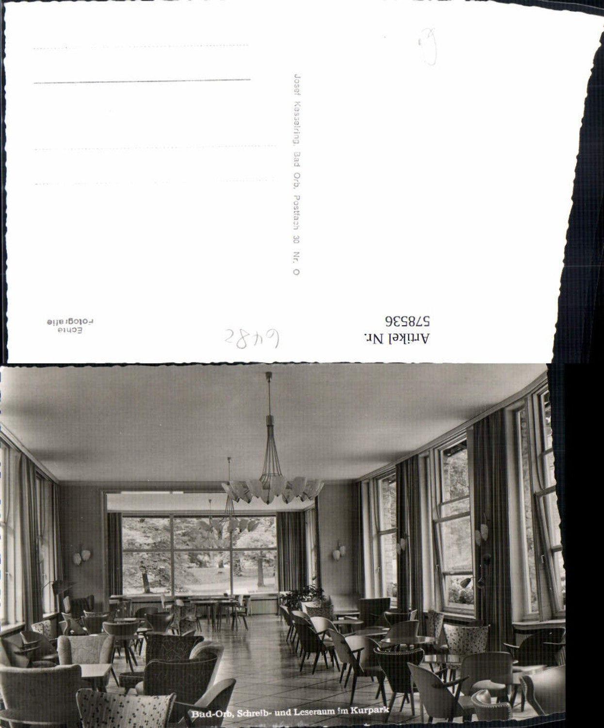 578536,Bad Orb Schreib- u. Leseraum Kurpark Innenansicht
