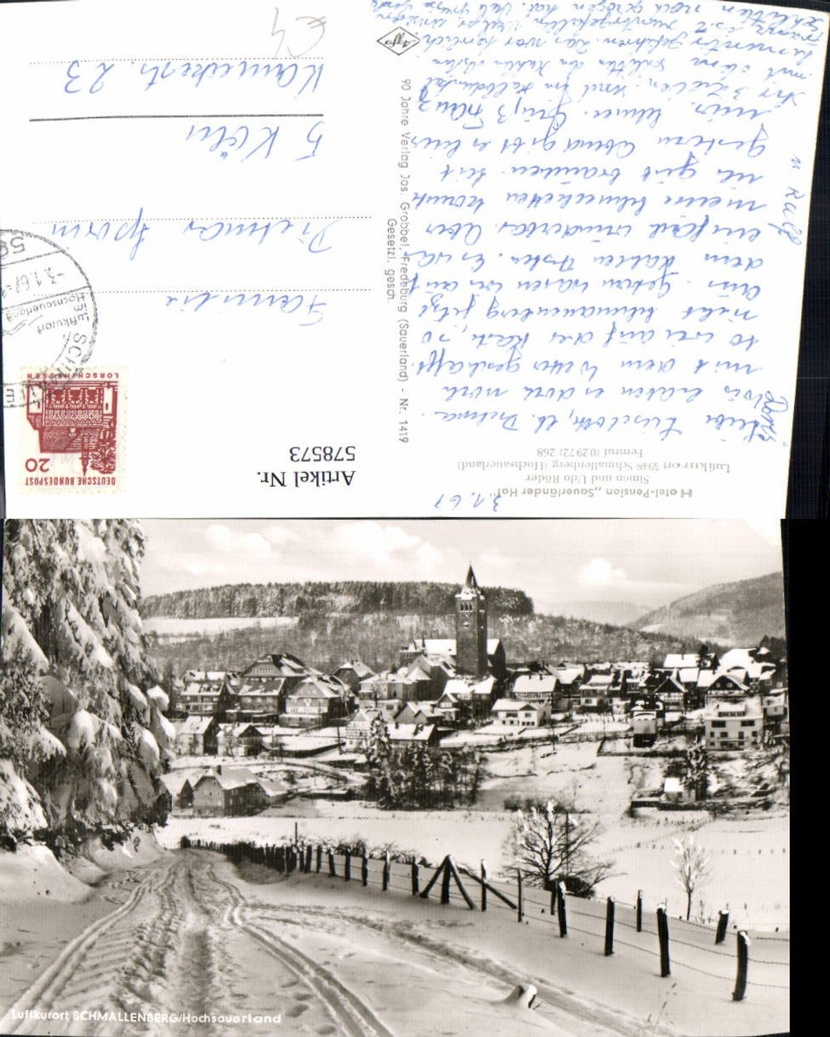 578573,Schmallenberg Hochsauerland Winteransicht