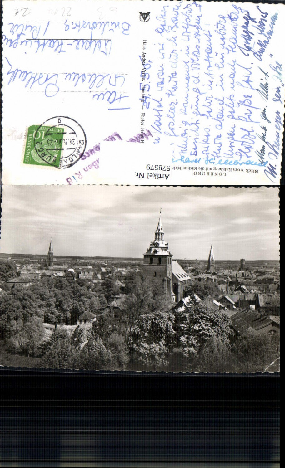 578579,Lüneburg Blick v. Kalkberg a. d. Michaeliskirche