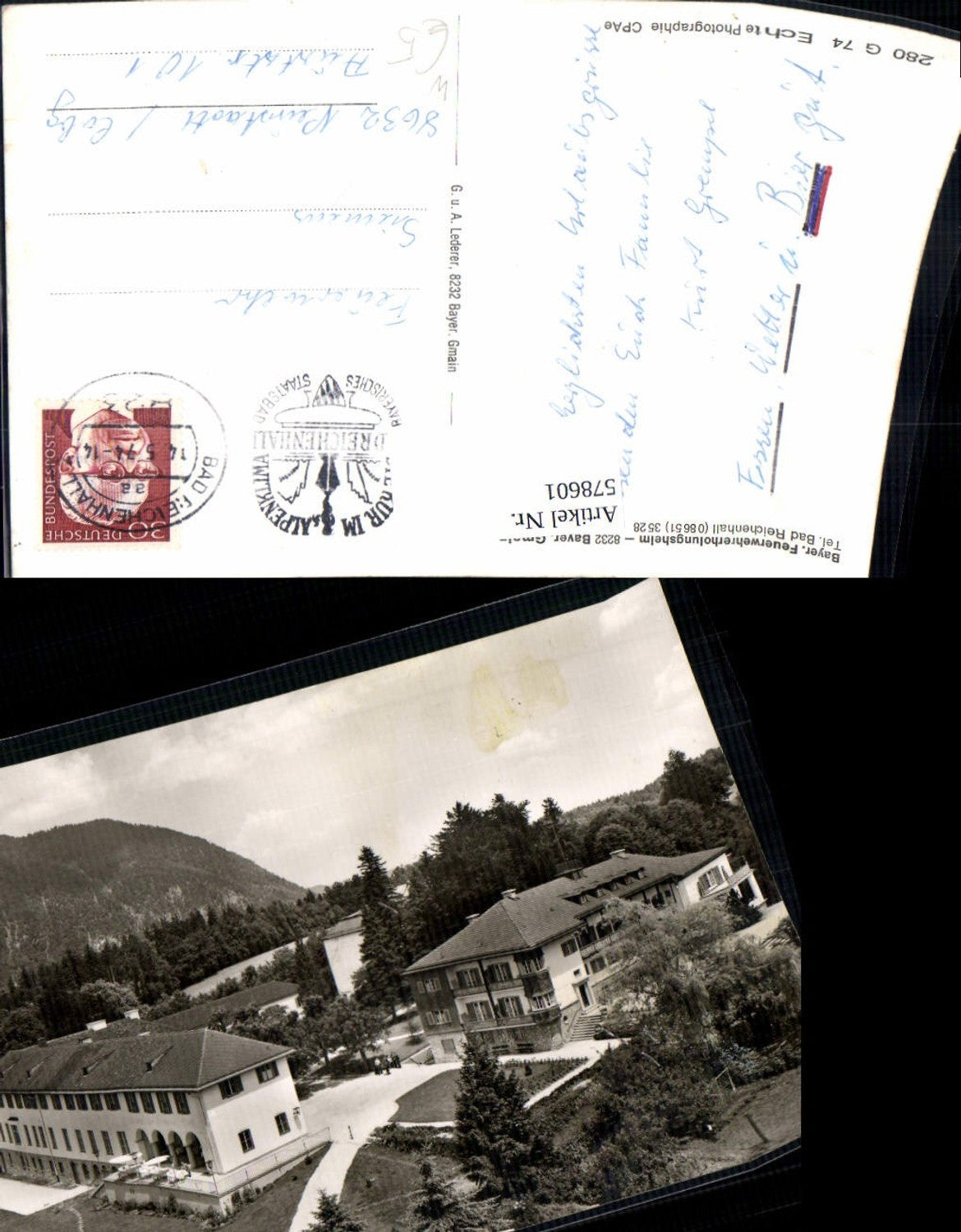 578601,Bayerisch Gmain Feuerwehrerholungsheim Feuerwehr