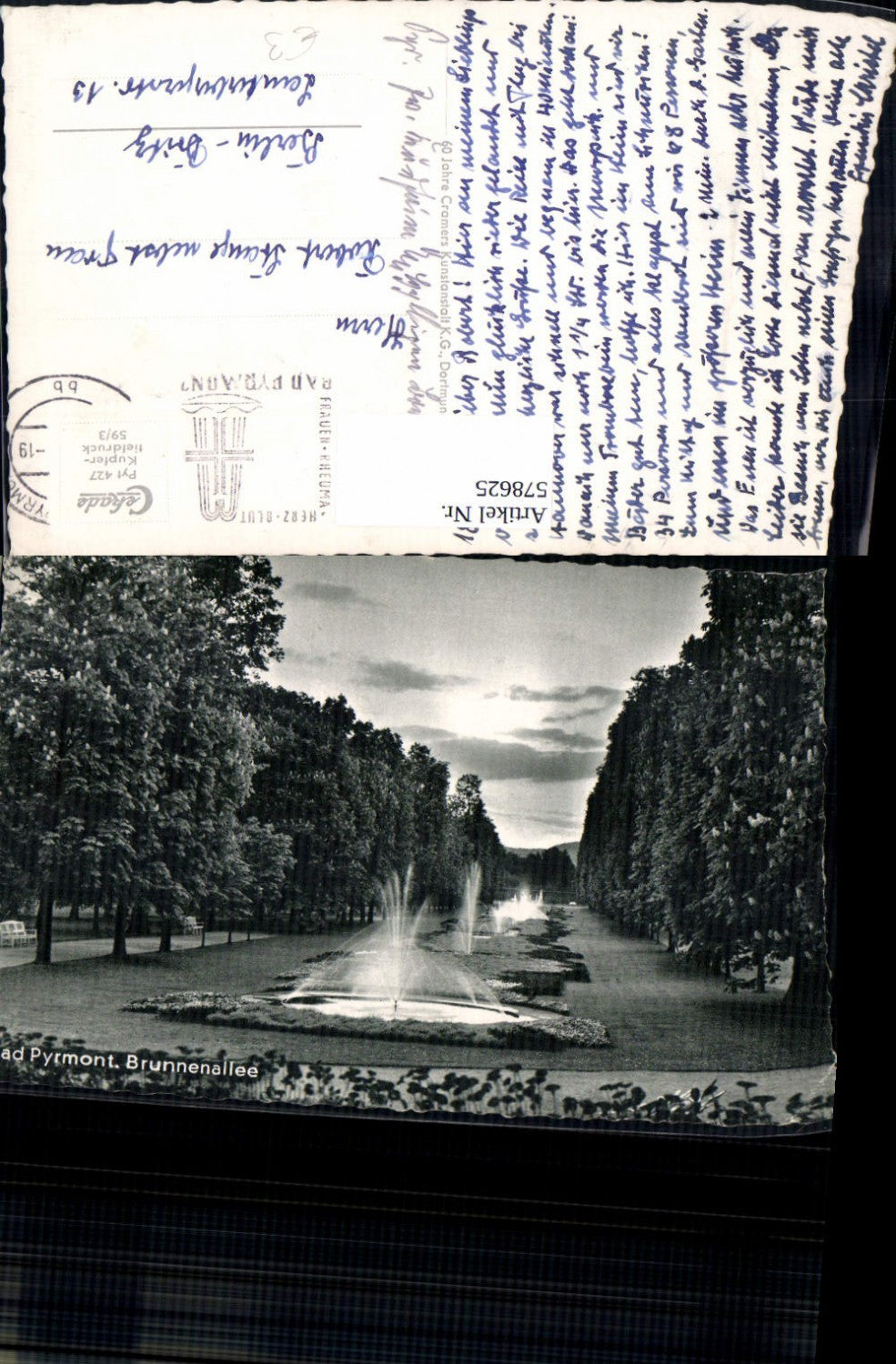 578625,Bad Pyrmont Brunnenallee Springbrunnen Brunnen