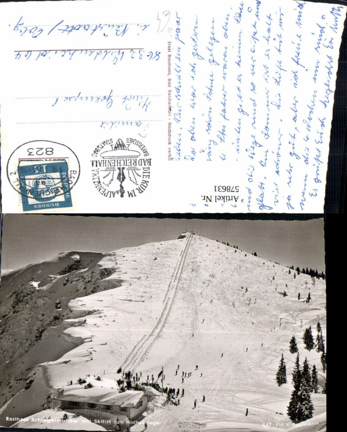 578631, Bad Reichenhall Schlegelmulde Rasthaus with ski lift to Hochschlegel winter sports