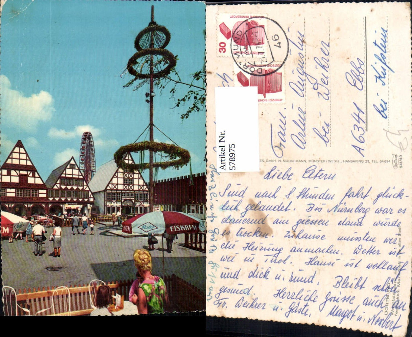 578975,Dortmund Westfalenpark m. Festlichem Marktplatz