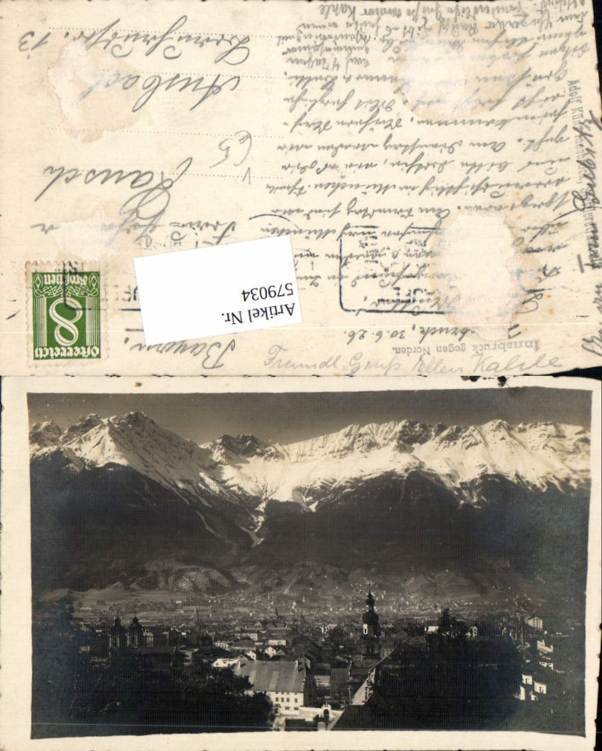 Alte Ansichtskarte – Old Postcard
