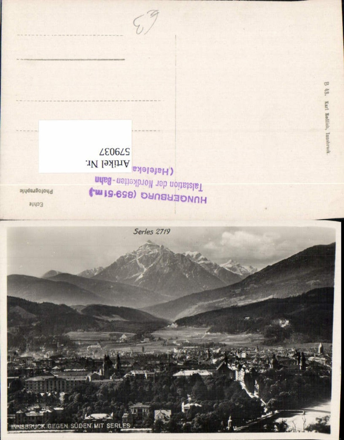 Alte Ansichtskarte – Old Postcard