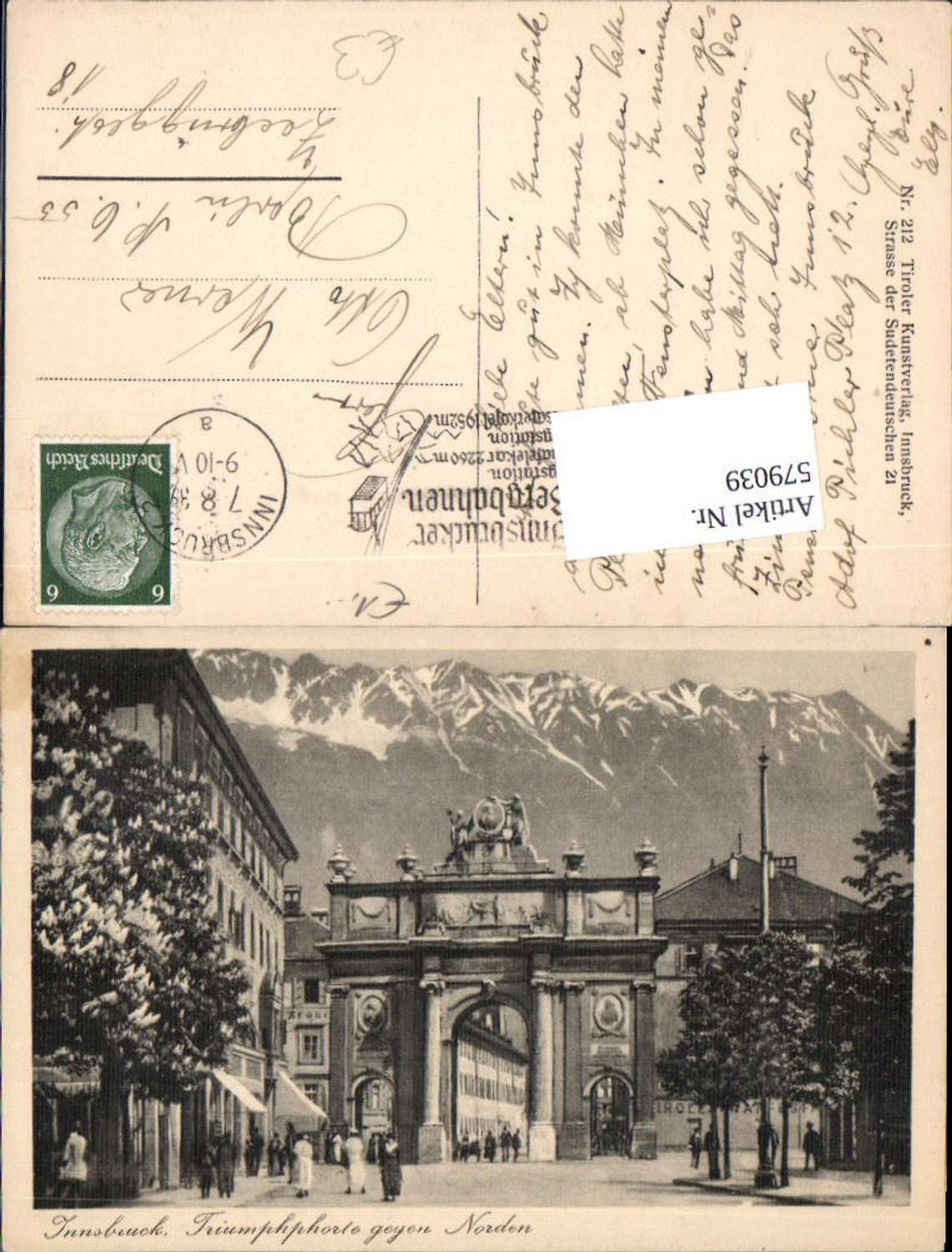 Alte Ansichtskarte – Old Postcard