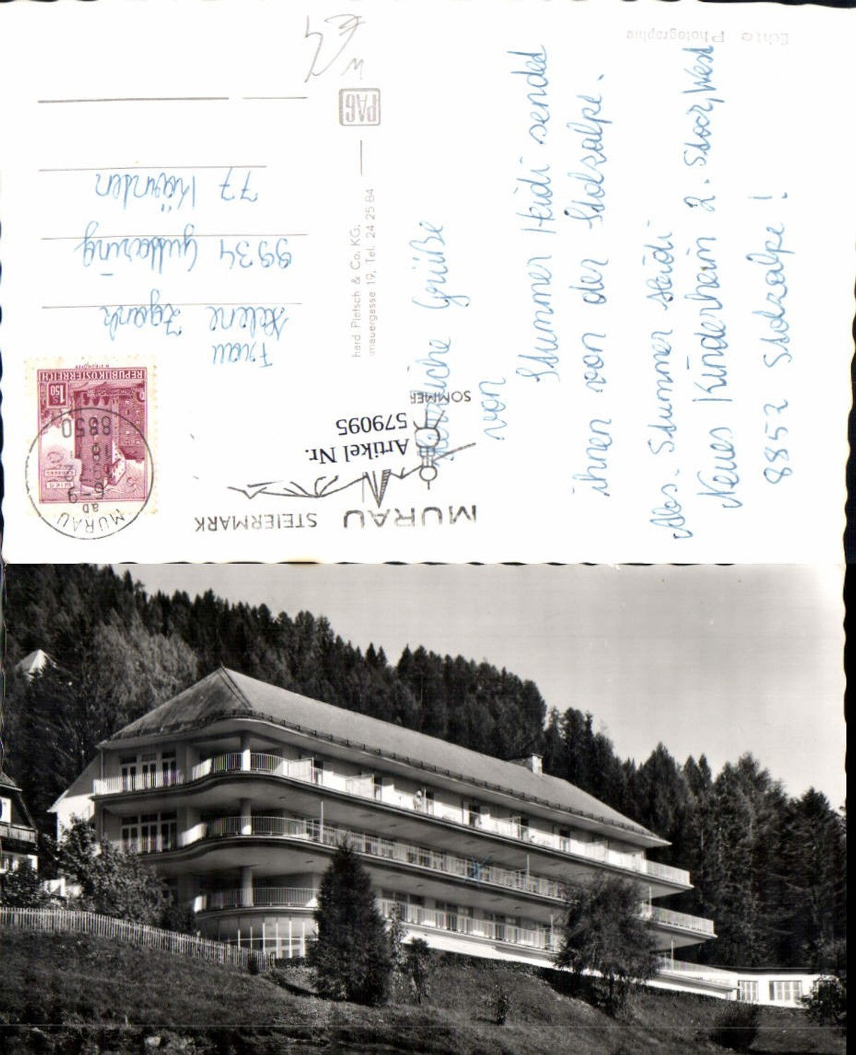 Alte Ansichtskarte – Old Postcard