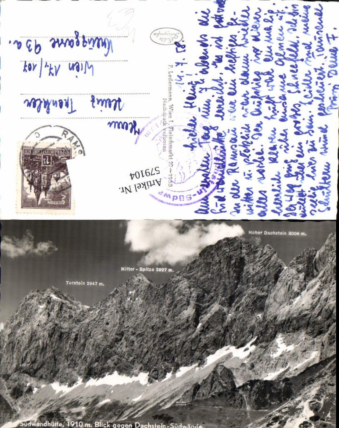 Alte Ansichtskarte – Old Postcard