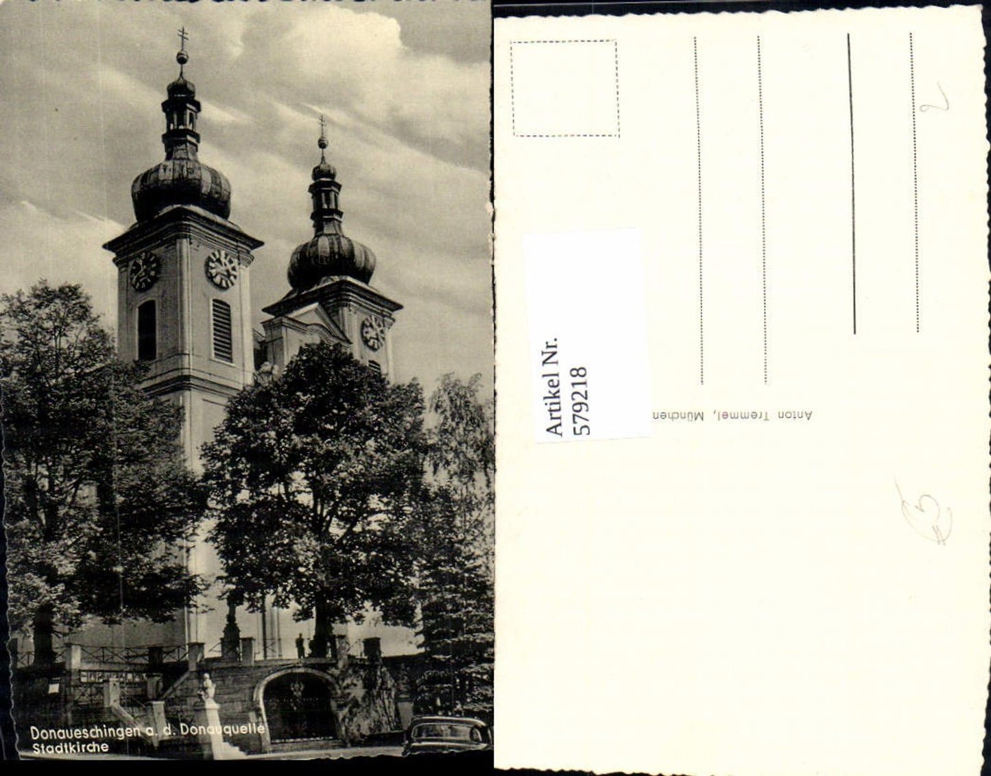 579218, Donaueschingen Stadtkirche Church