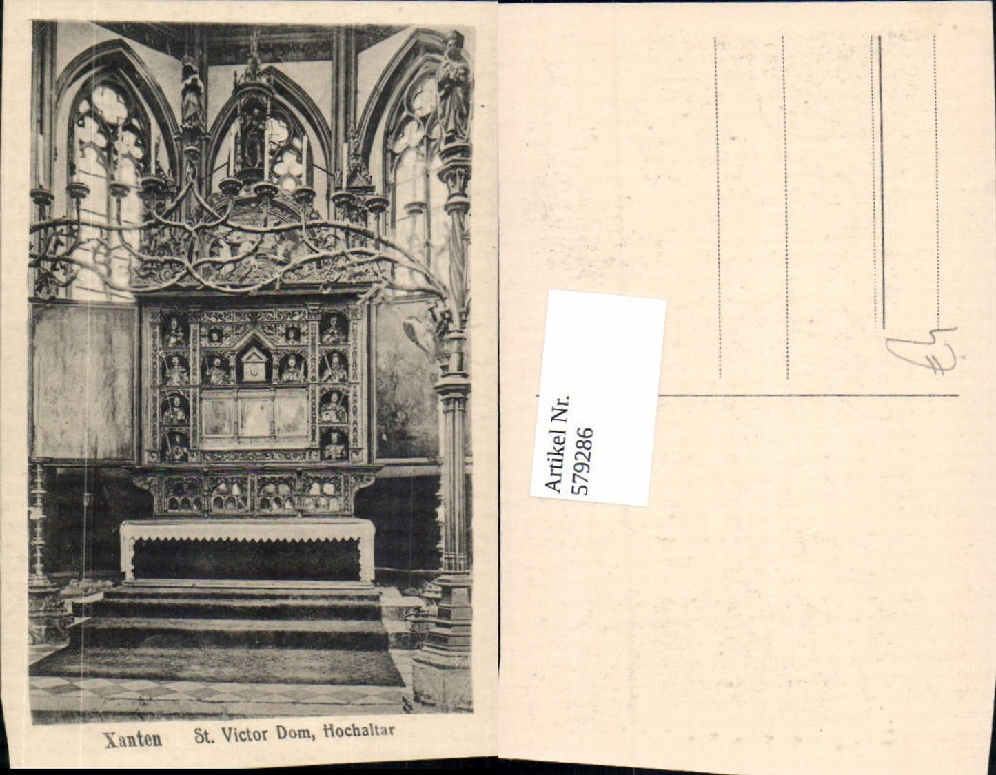 579286,Xanten St Victor Dom Hochaltar