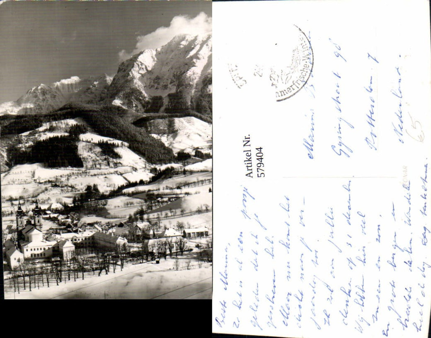 579404,Foto Ak Spital am Pyhrn Winteransicht