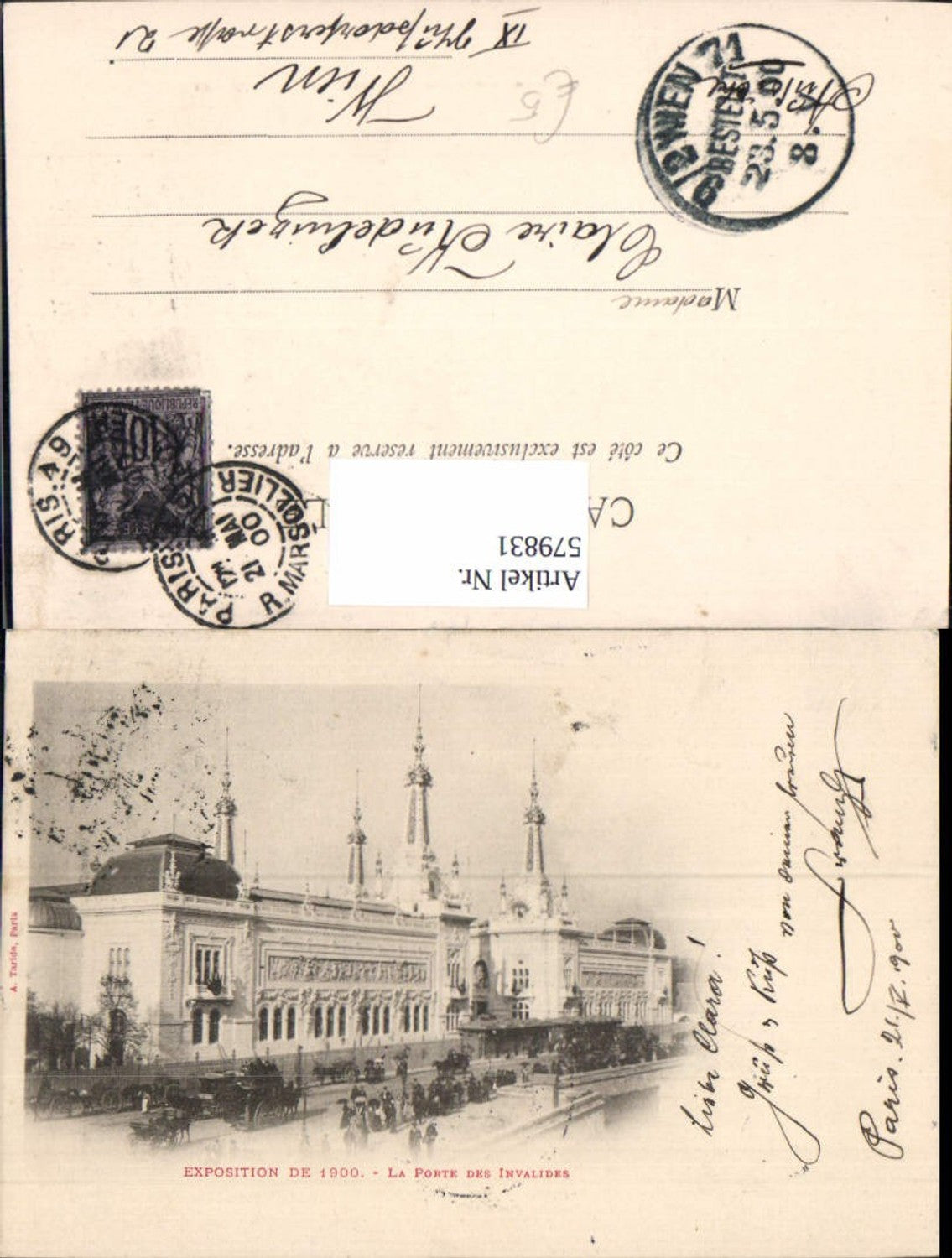 Alte Ansichtskarte – Old Postcard