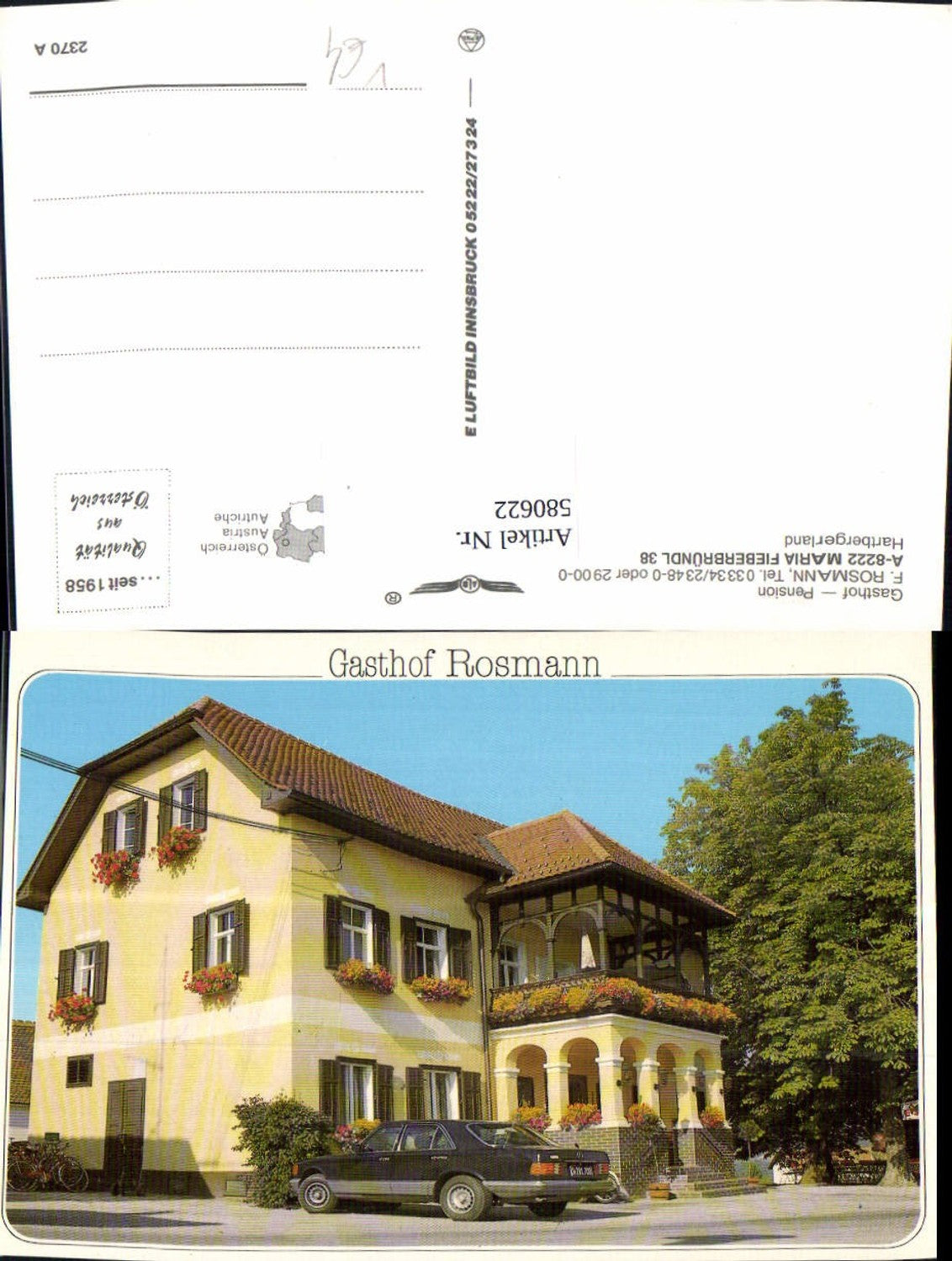 Alte Ansichtskarte – Old Postcard