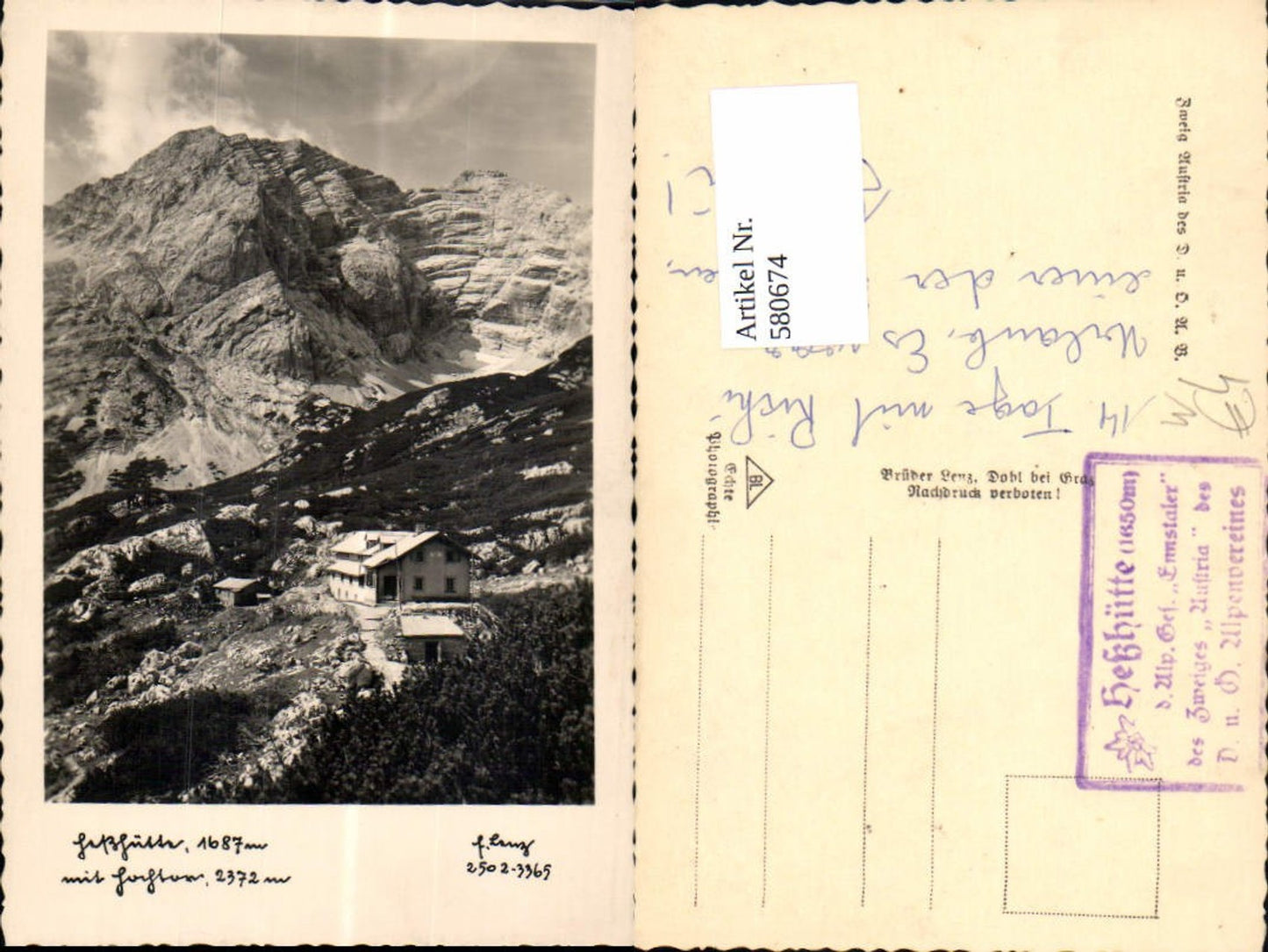 Alte Ansichtskarte – Old Postcard