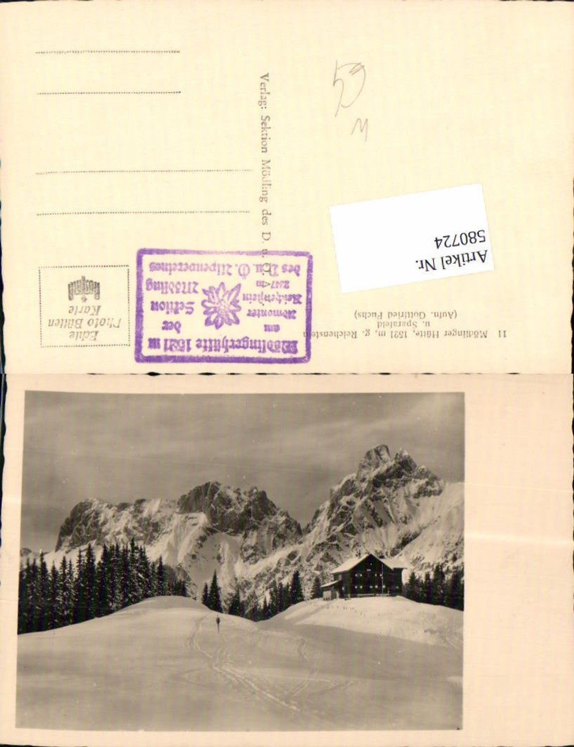 Alte Ansichtskarte – Old Postcard