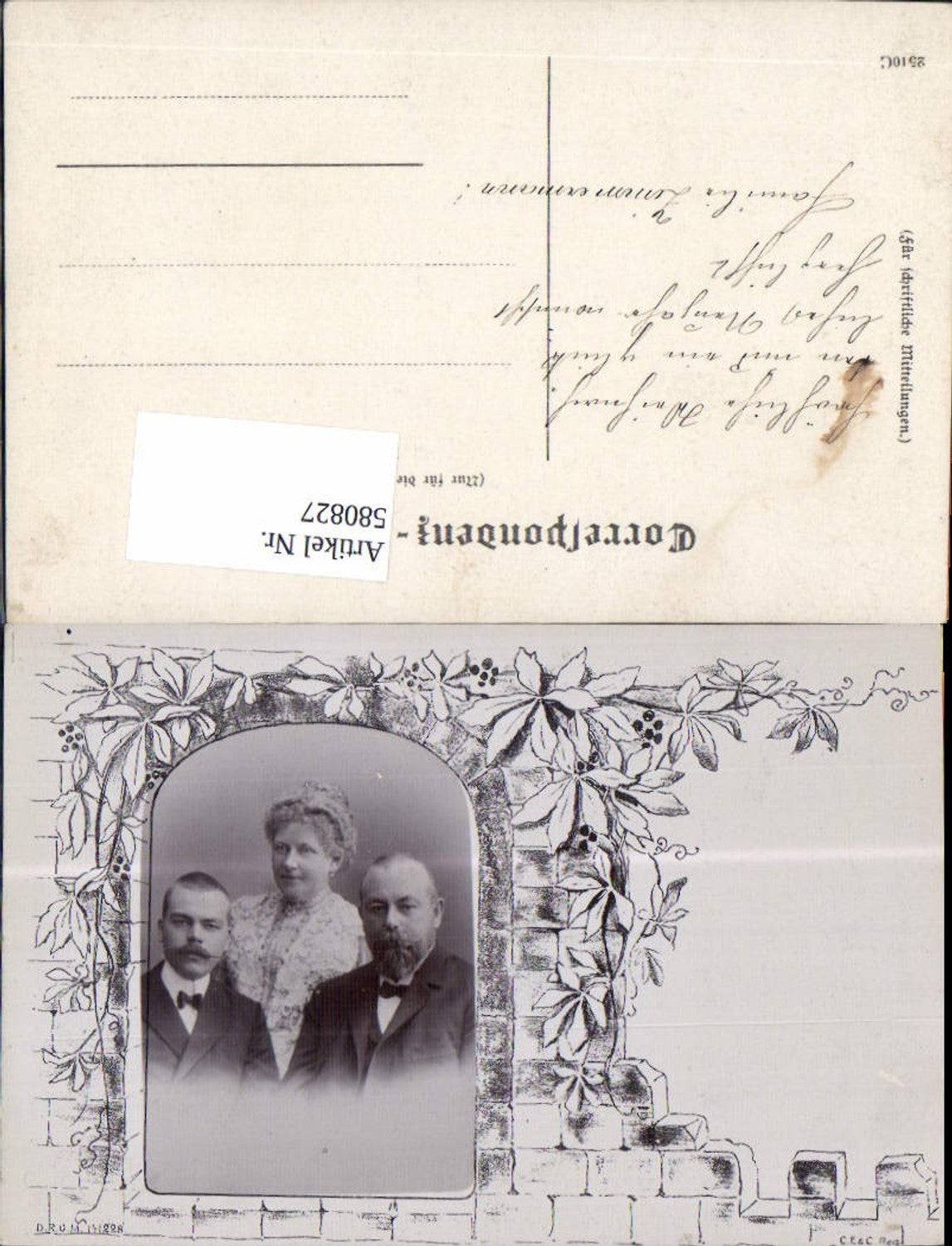 580827,Fotomontage Gruppenbild Familie Zimmermann Frau Männer Wilder Wein Ranke