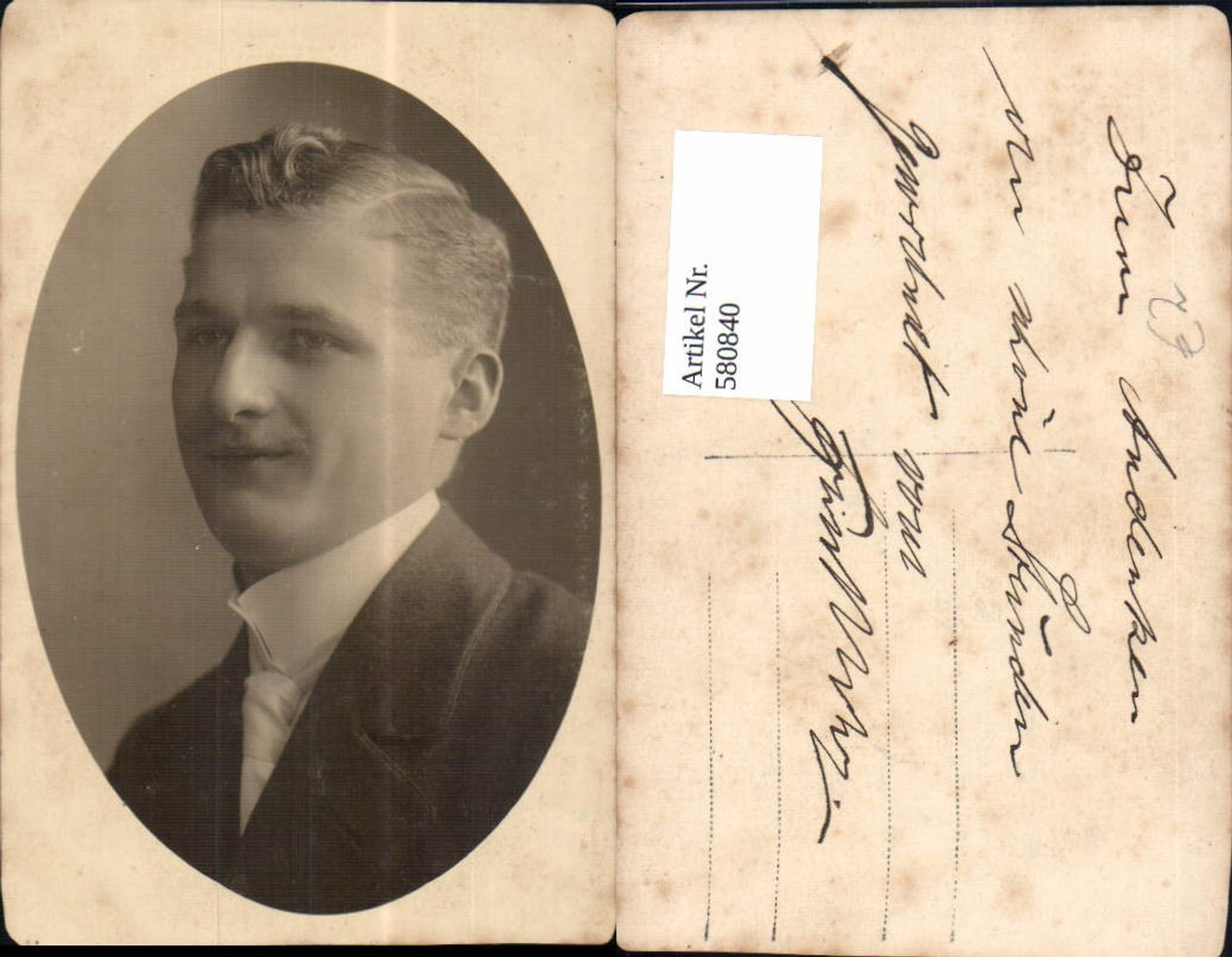 580840,Mann Portrait Passepartout