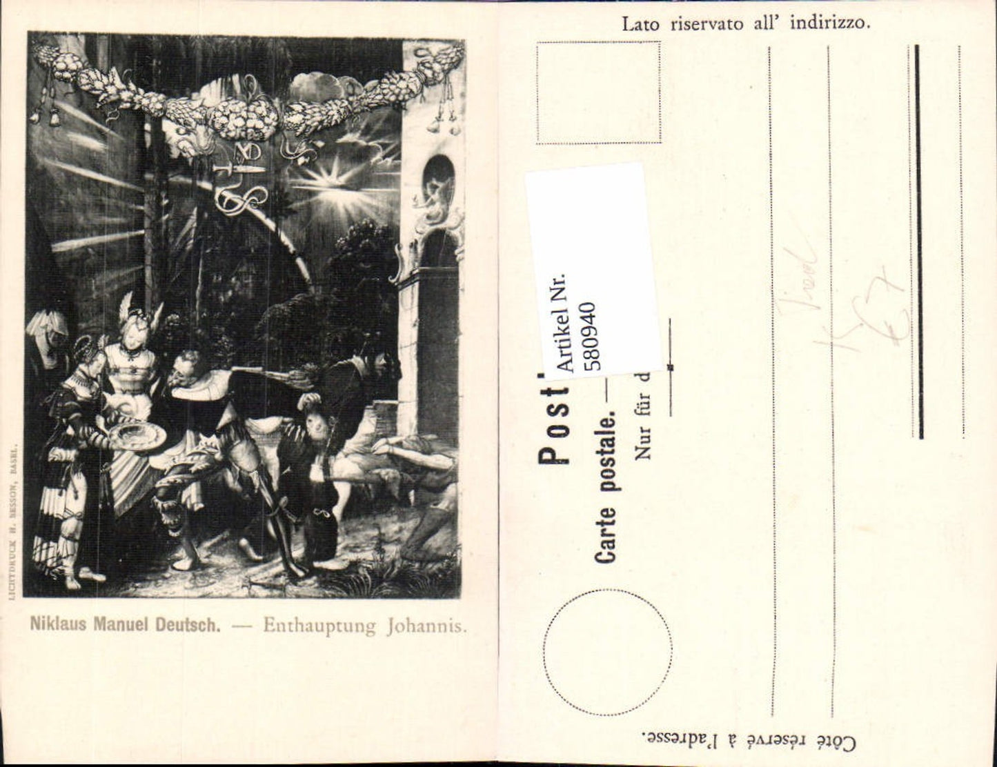 Alte Ansichtskarte – Old Postcard