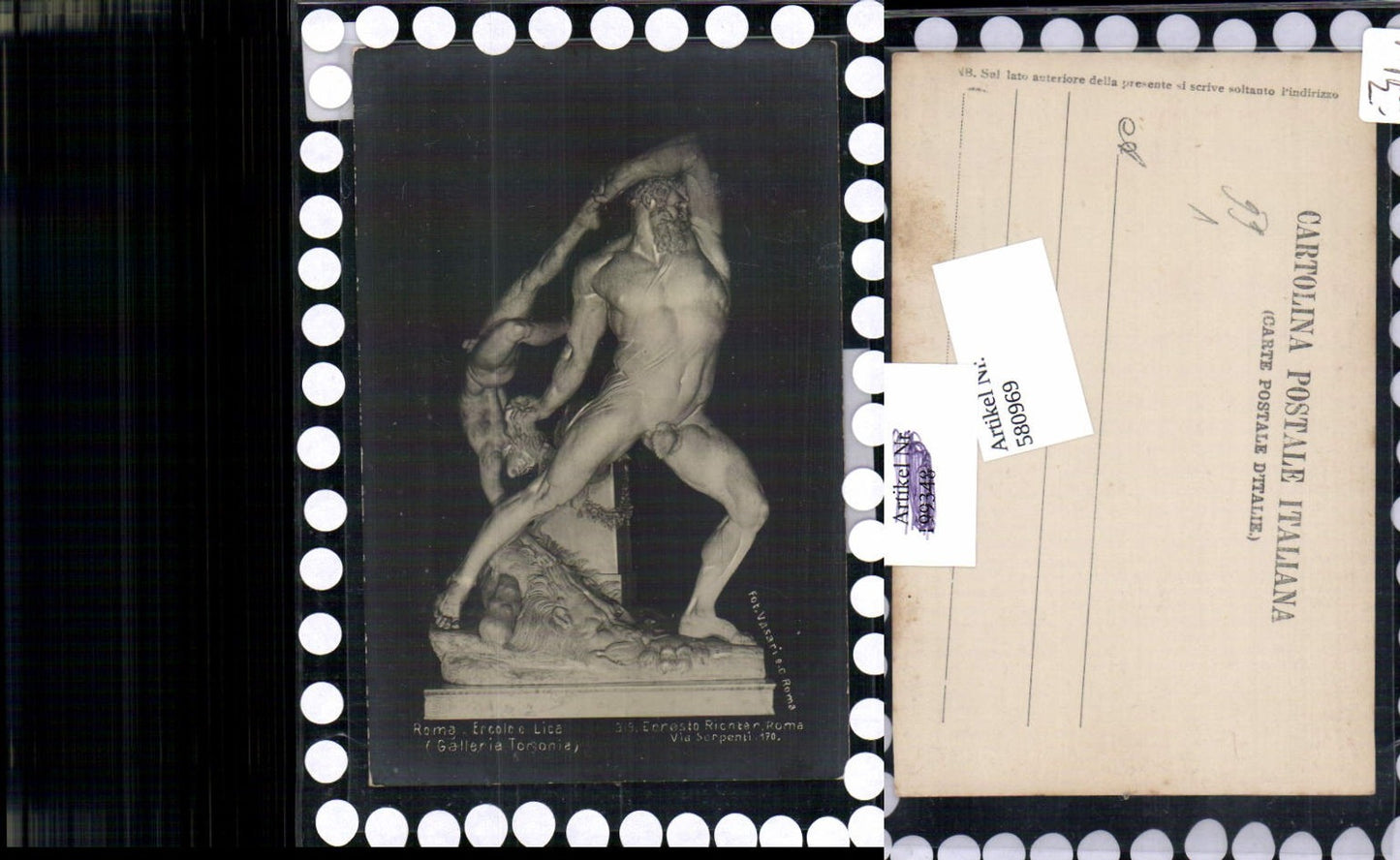 580969,Fotokunst Ernesto Richter Roma 319 Akt Statue Ercole