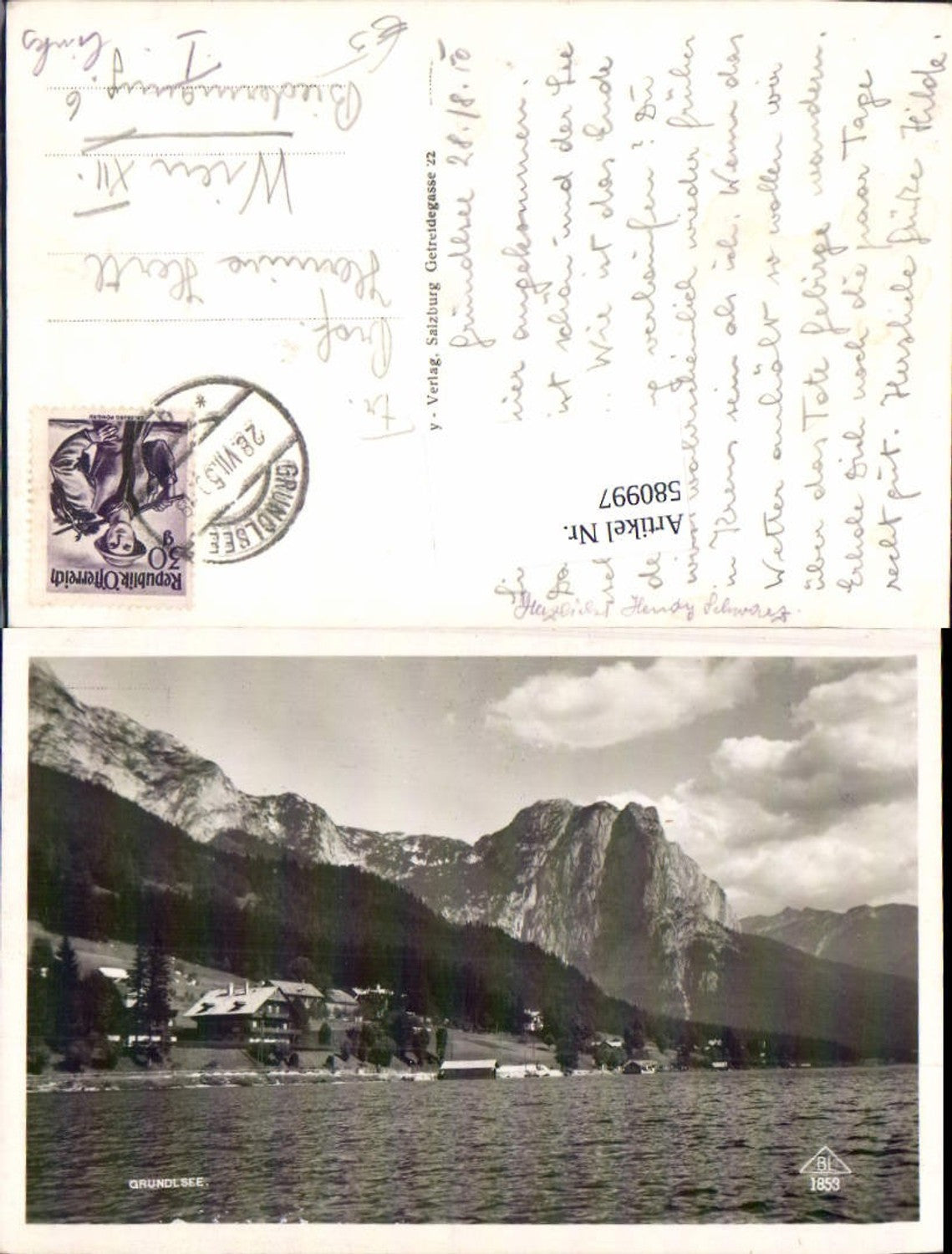 Alte Ansichtskarte – Old Postcard