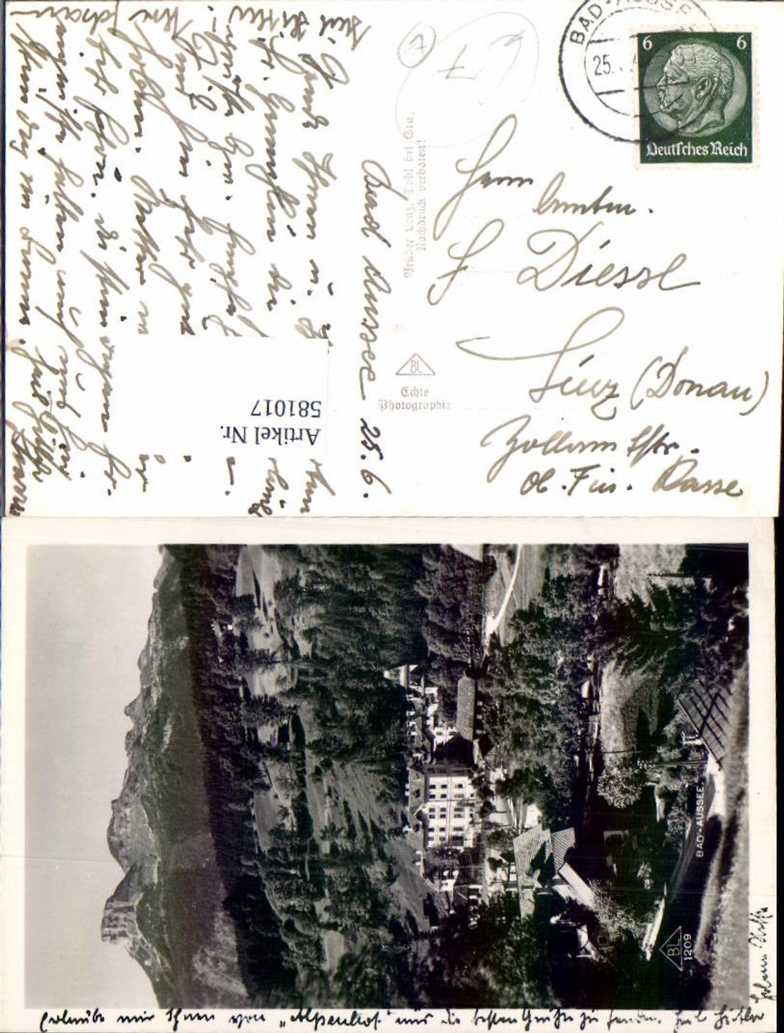 Alte Ansichtskarte – Old Postcard