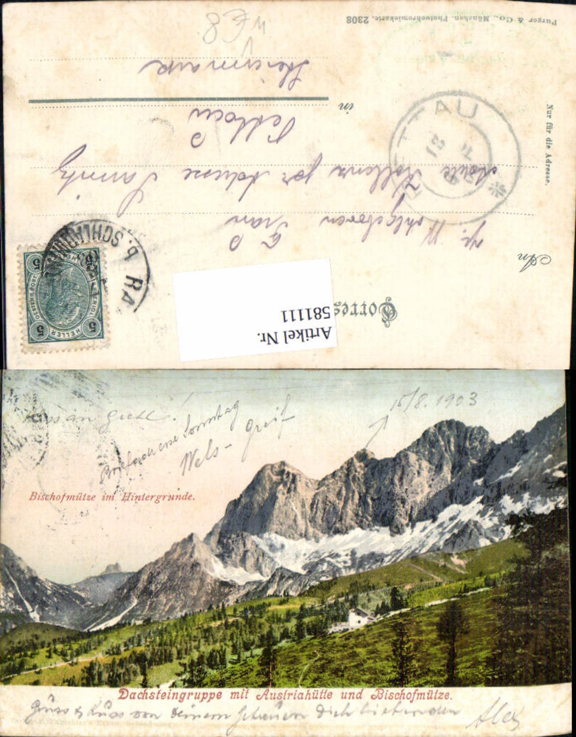 Alte Ansichtskarte – Old Postcard