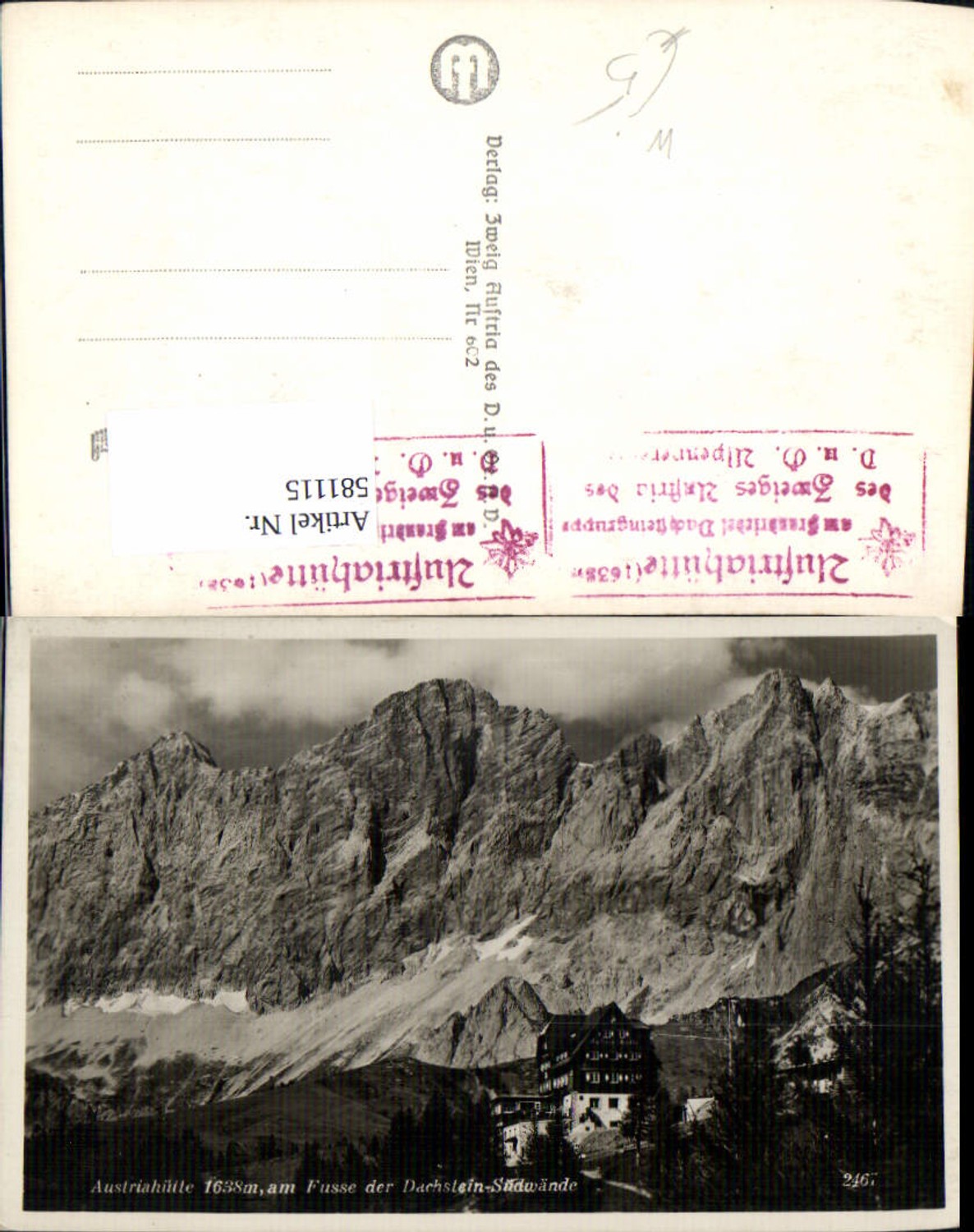 Alte Ansichtskarte – Old Postcard