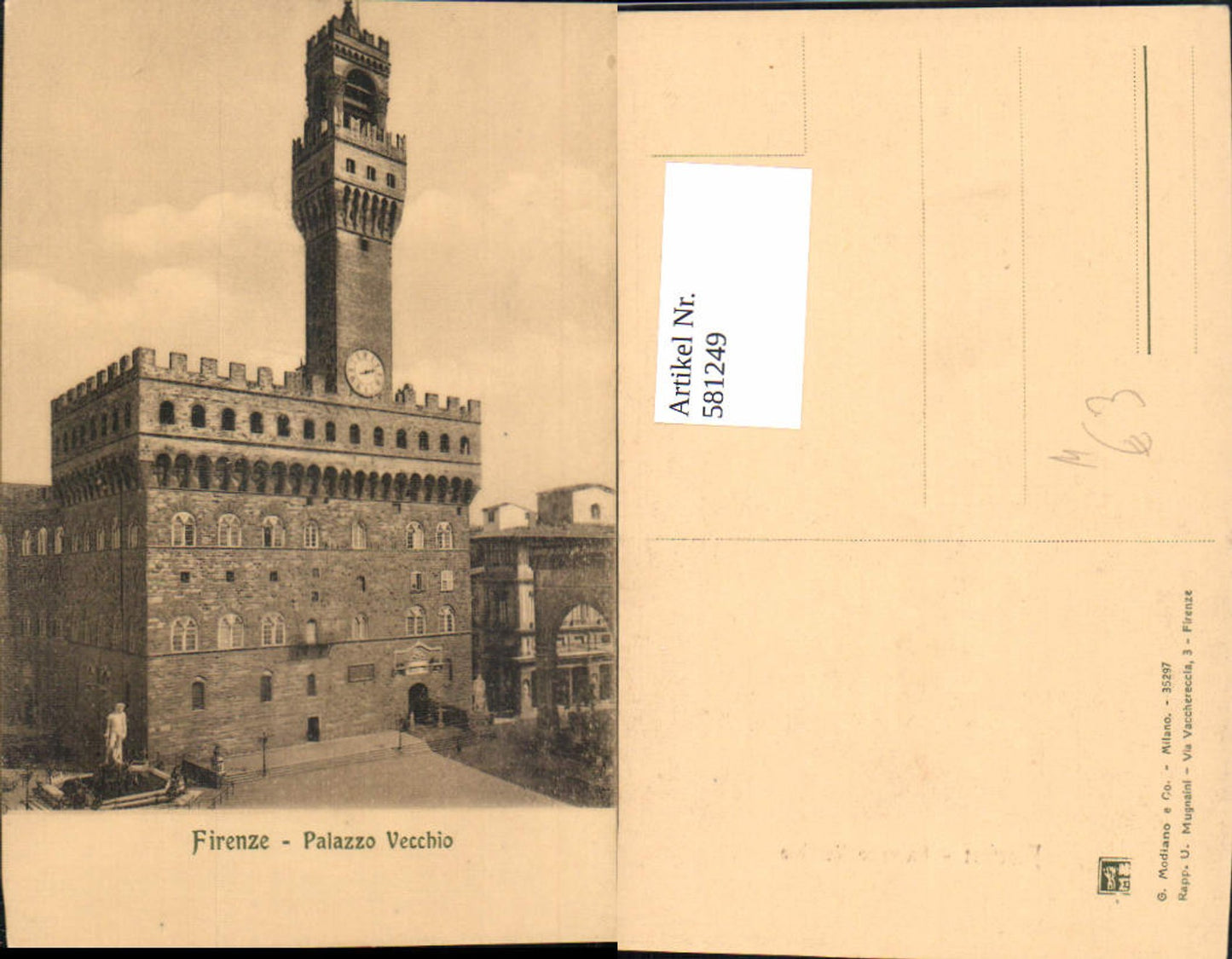 581249, Tower Firenze Florence Palazzo Vecchio Tower