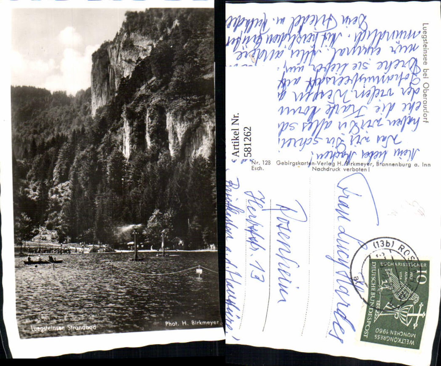 581262, Luegsteinsee near Oberaudorf, boat beach