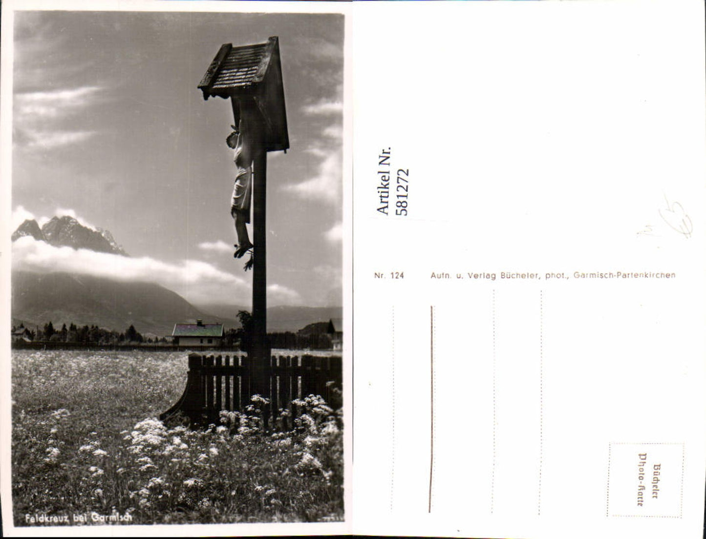 581272,Feldkreuz b. Garmisch-Partenkirchen Kreuz