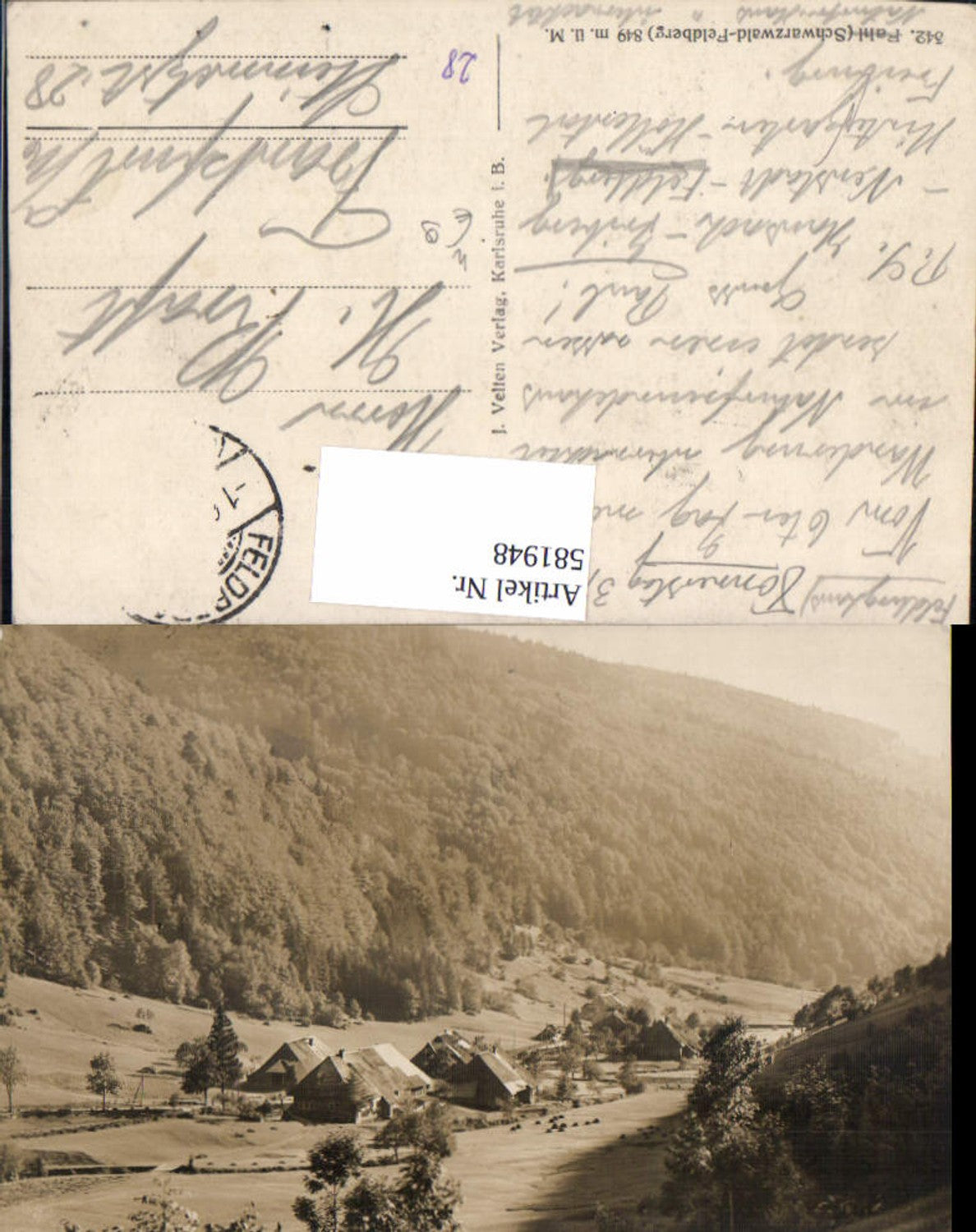 581948,Fahl Schwarzwald Feldberg Todtnau