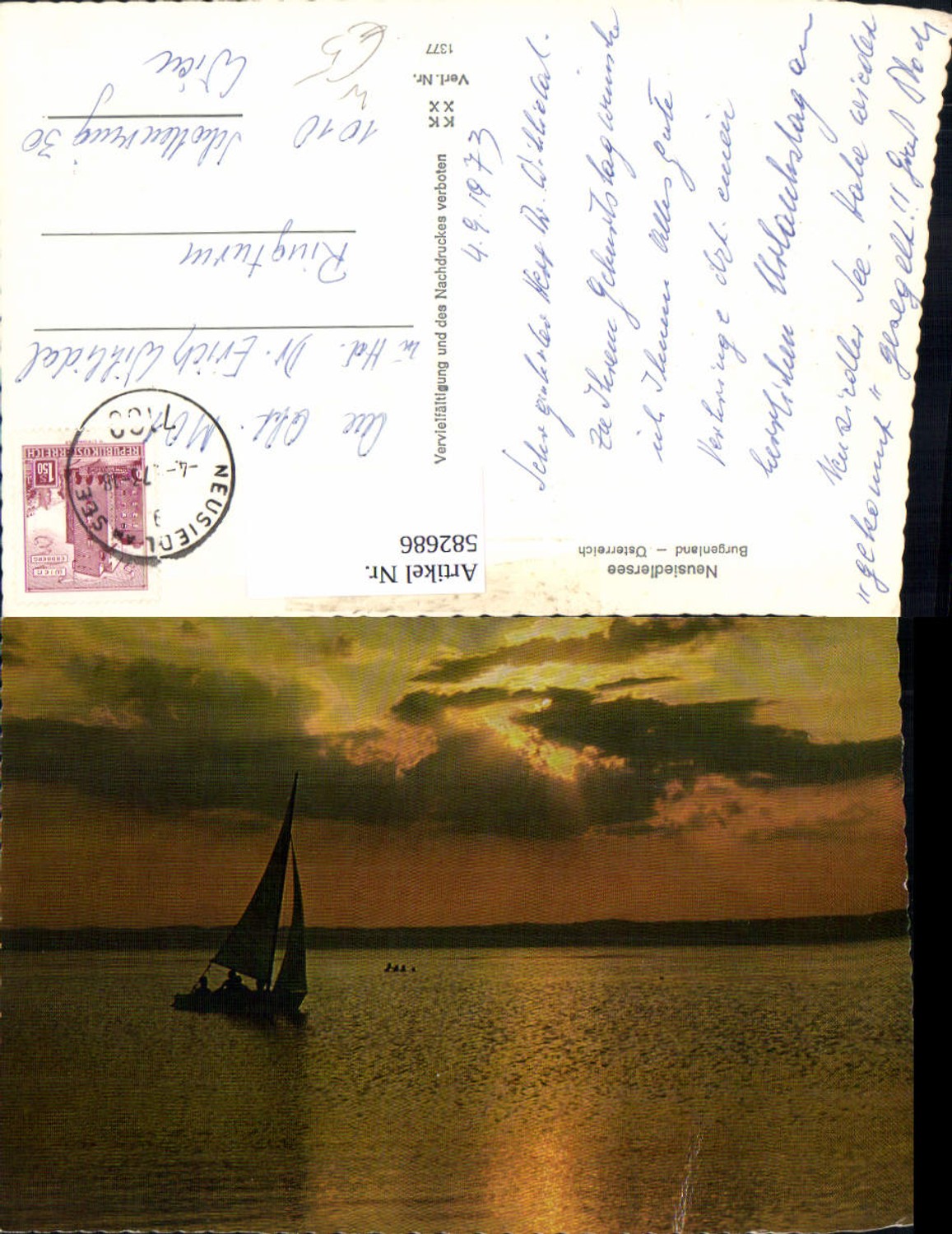 582686,Neusiedlersee Neusiedel a. See Segelboot Segeln