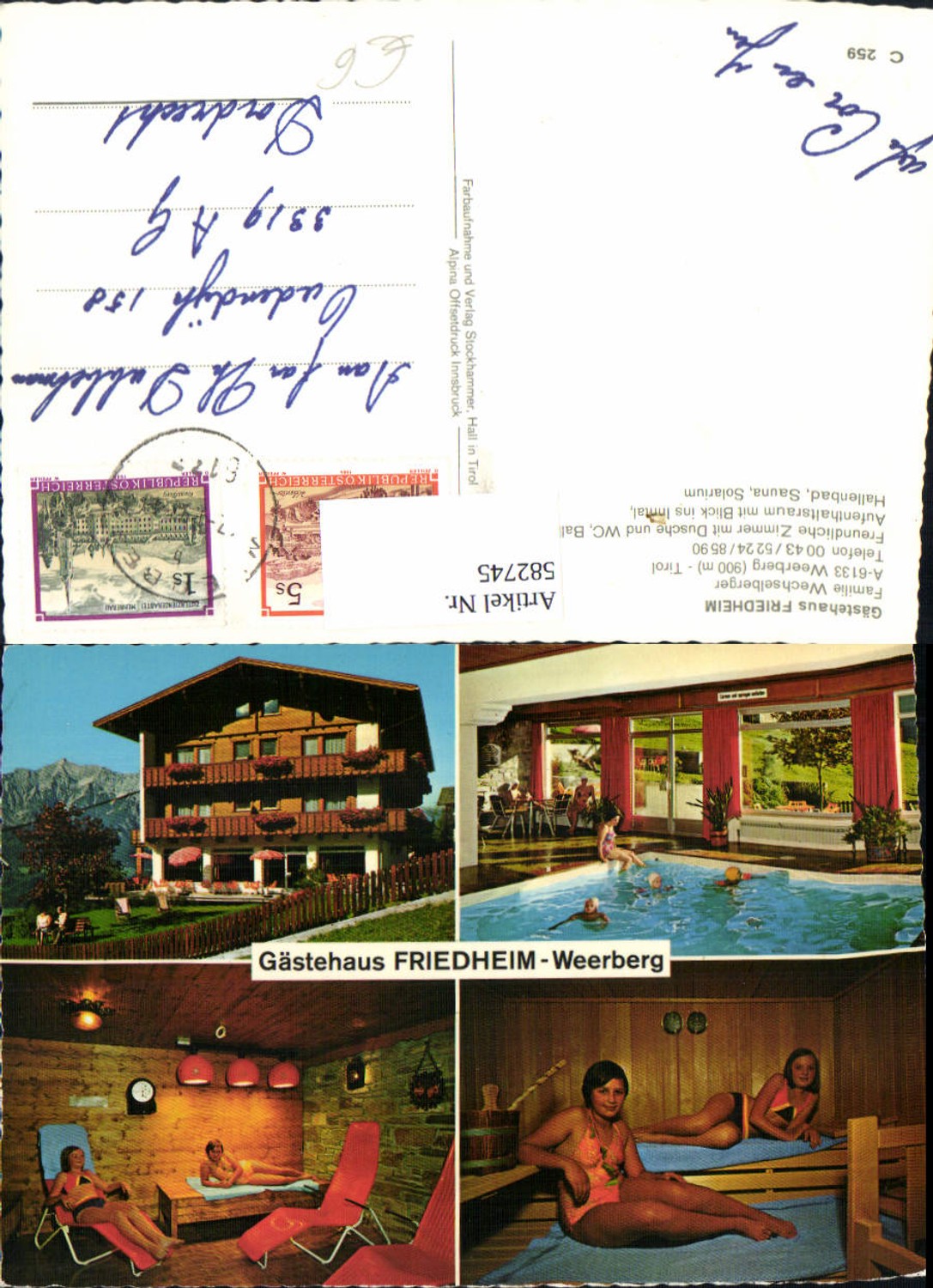 Alte Ansichtskarte – Old Postcard