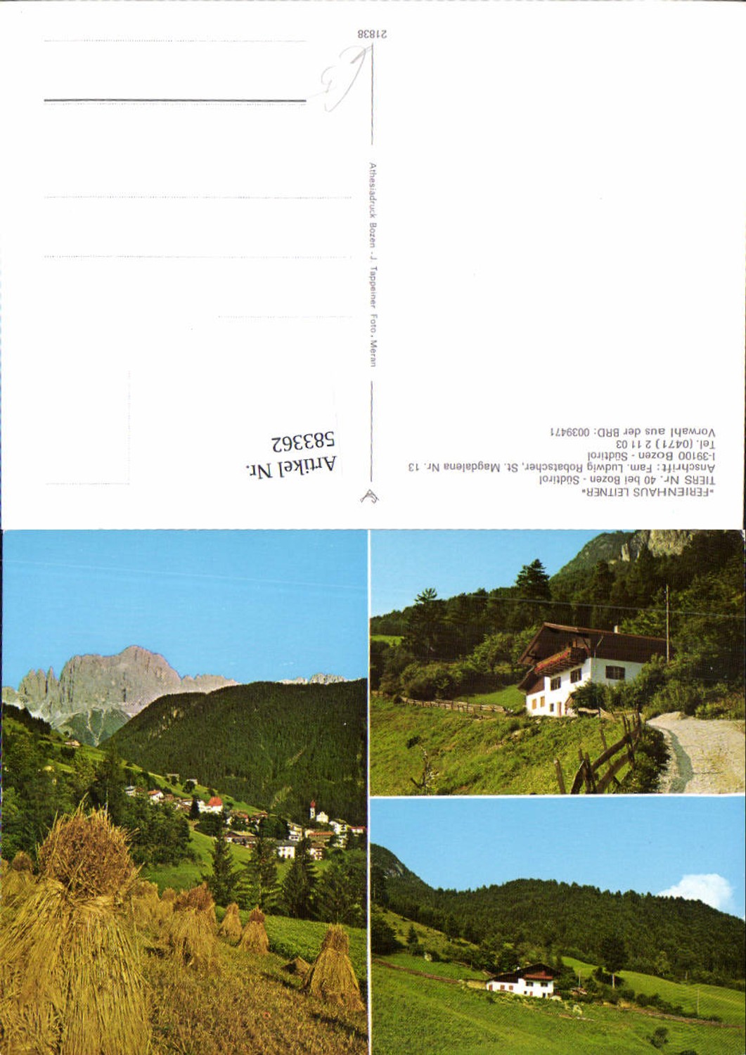 Alte Ansichtskarte – Old Postcard