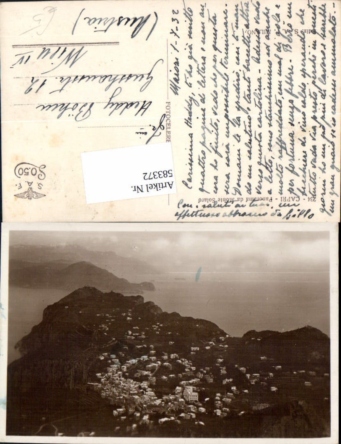 Alte Ansichtskarte – Old Postcard
