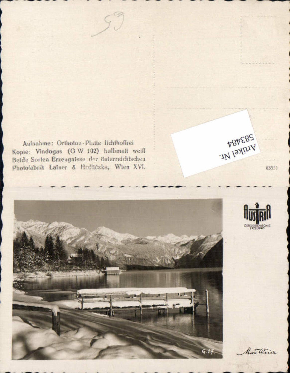 583484,Photographic art Max Weisz Lake