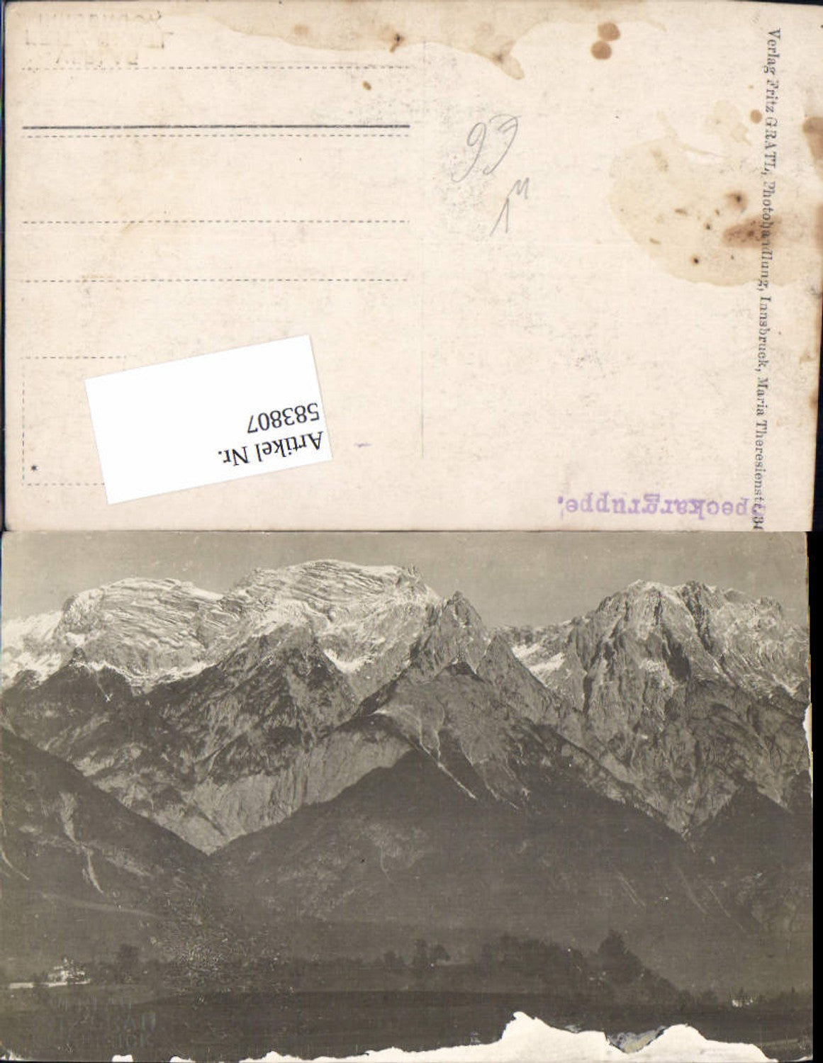 Alte Ansichtskarte – Old Postcard