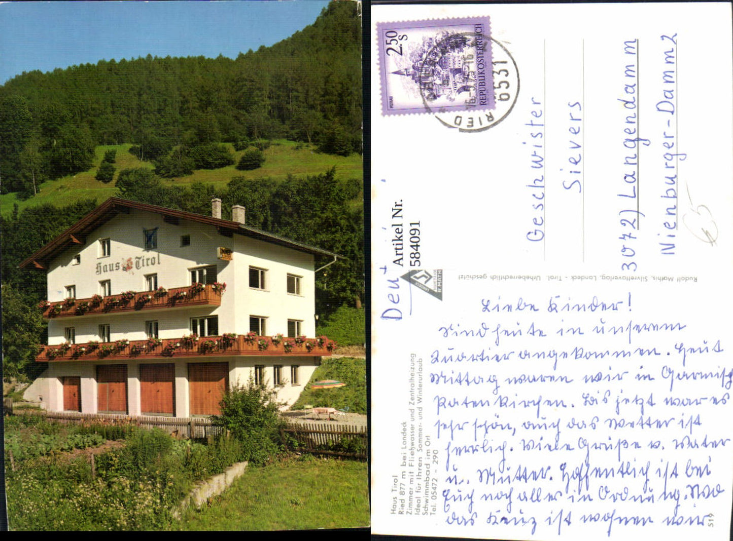 Alte Ansichtskarte – Old Postcard