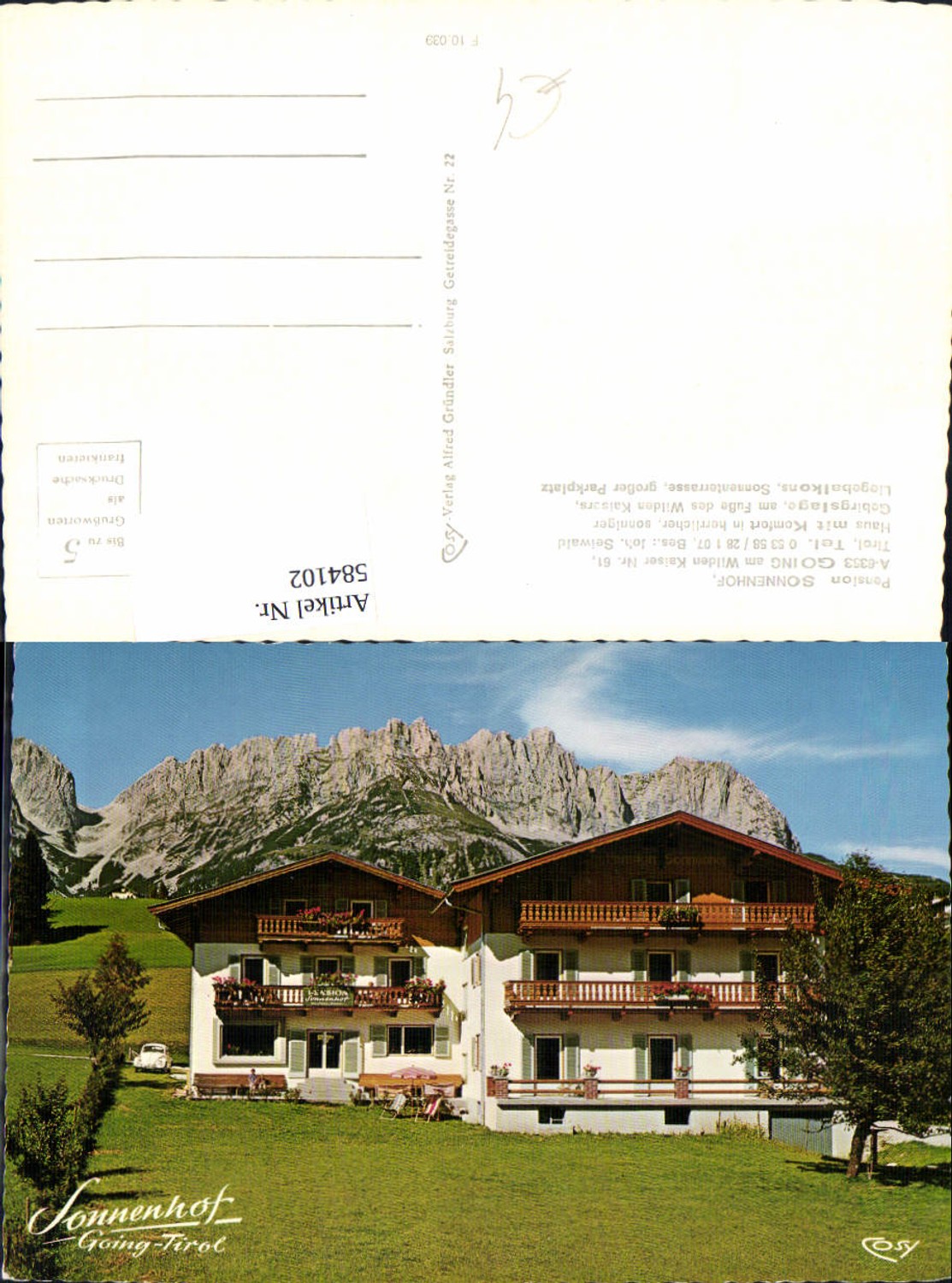Alte Ansichtskarte – Old Postcard