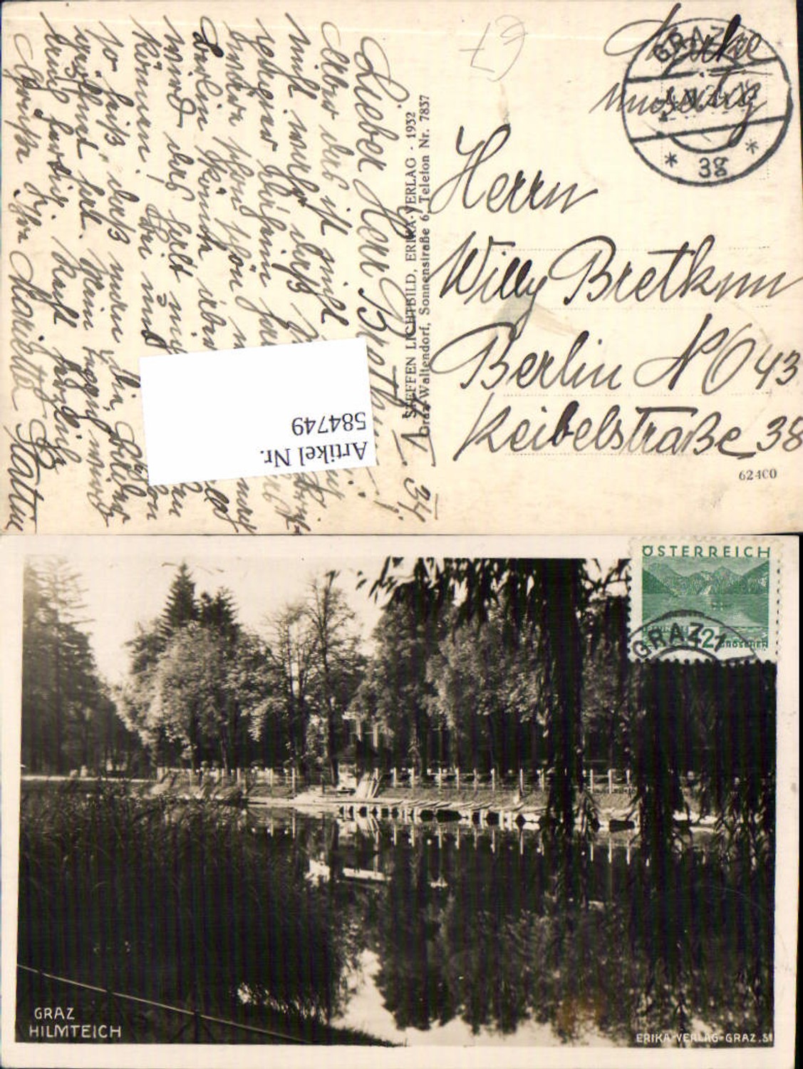 Alte Ansichtskarte – Old Postcard