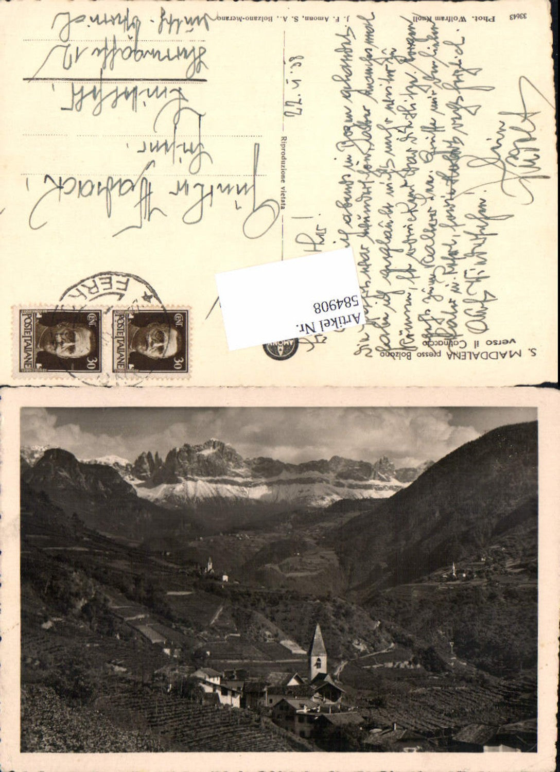 Alte Ansichtskarte – Old Postcard