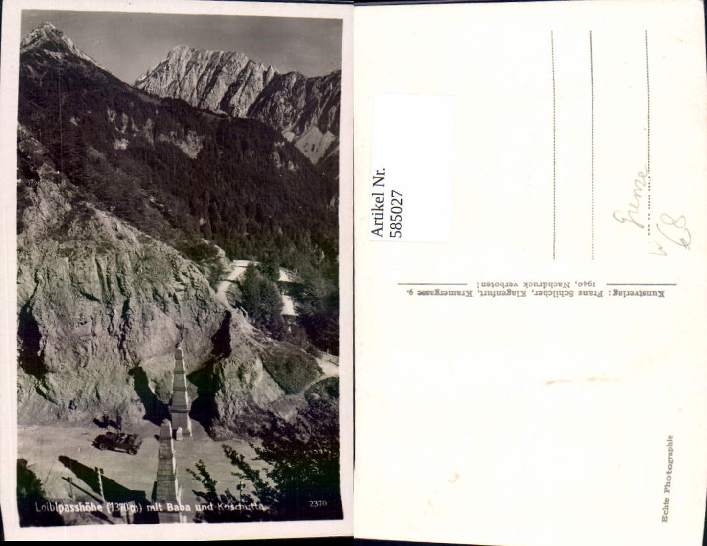 Alte Ansichtskarte – Old Postcard