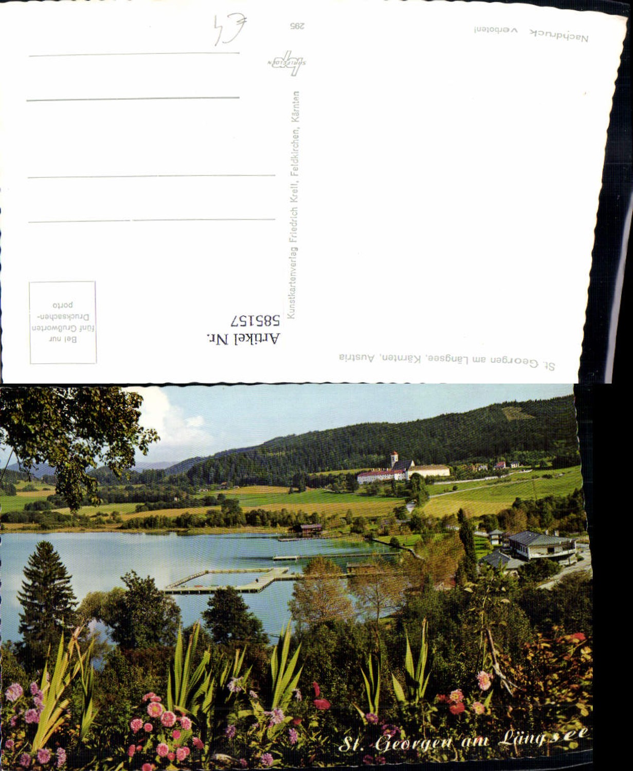 585157,St Georgen am Längsee Ansicht m. Stift