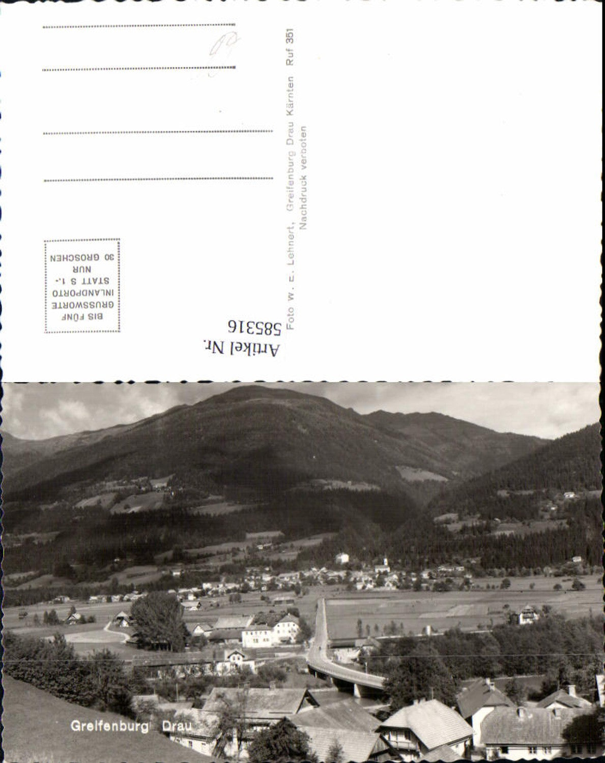 585316, Photo Ak Greifenburg view