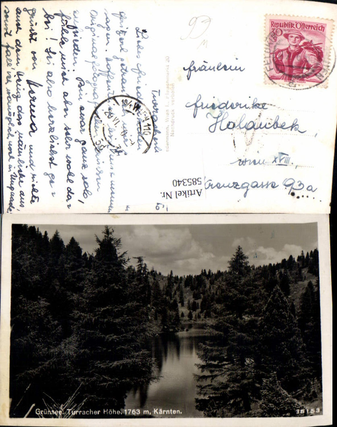 Alte Ansichtskarte – Old Postcard