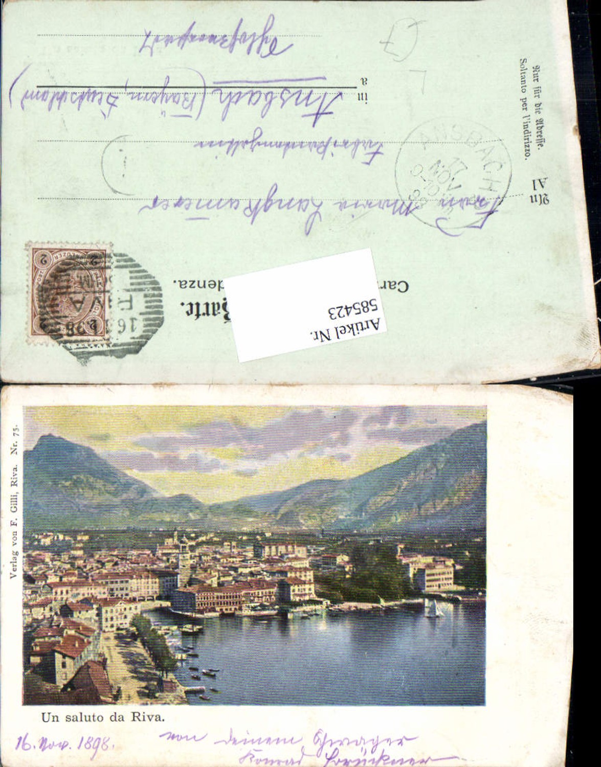 Alte Ansichtskarte – Old Postcard