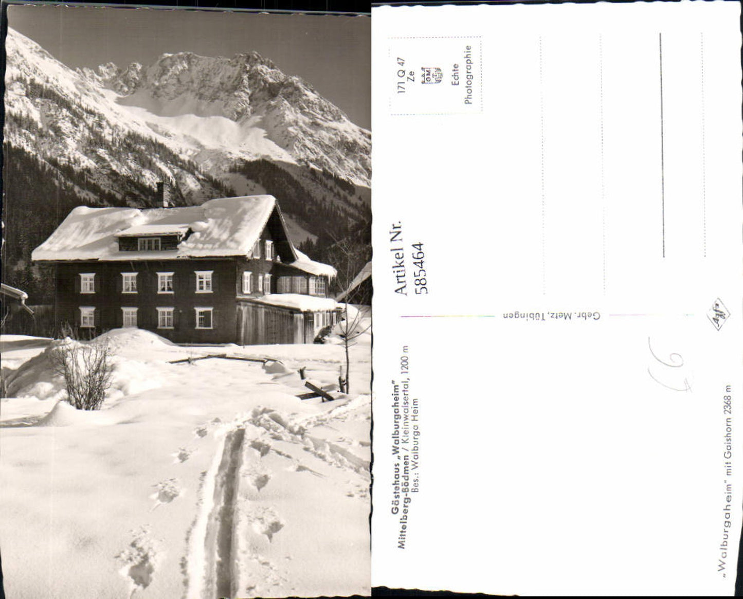 Alte Ansichtskarte – Old Postcard