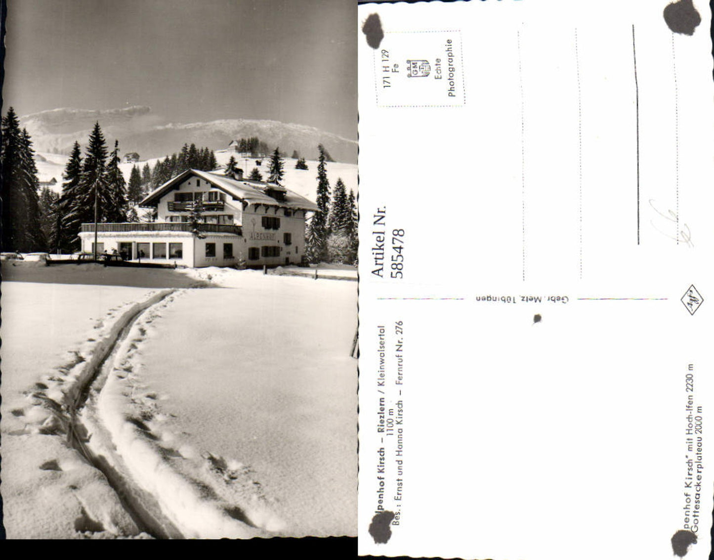 Alte Ansichtskarte – Old Postcard